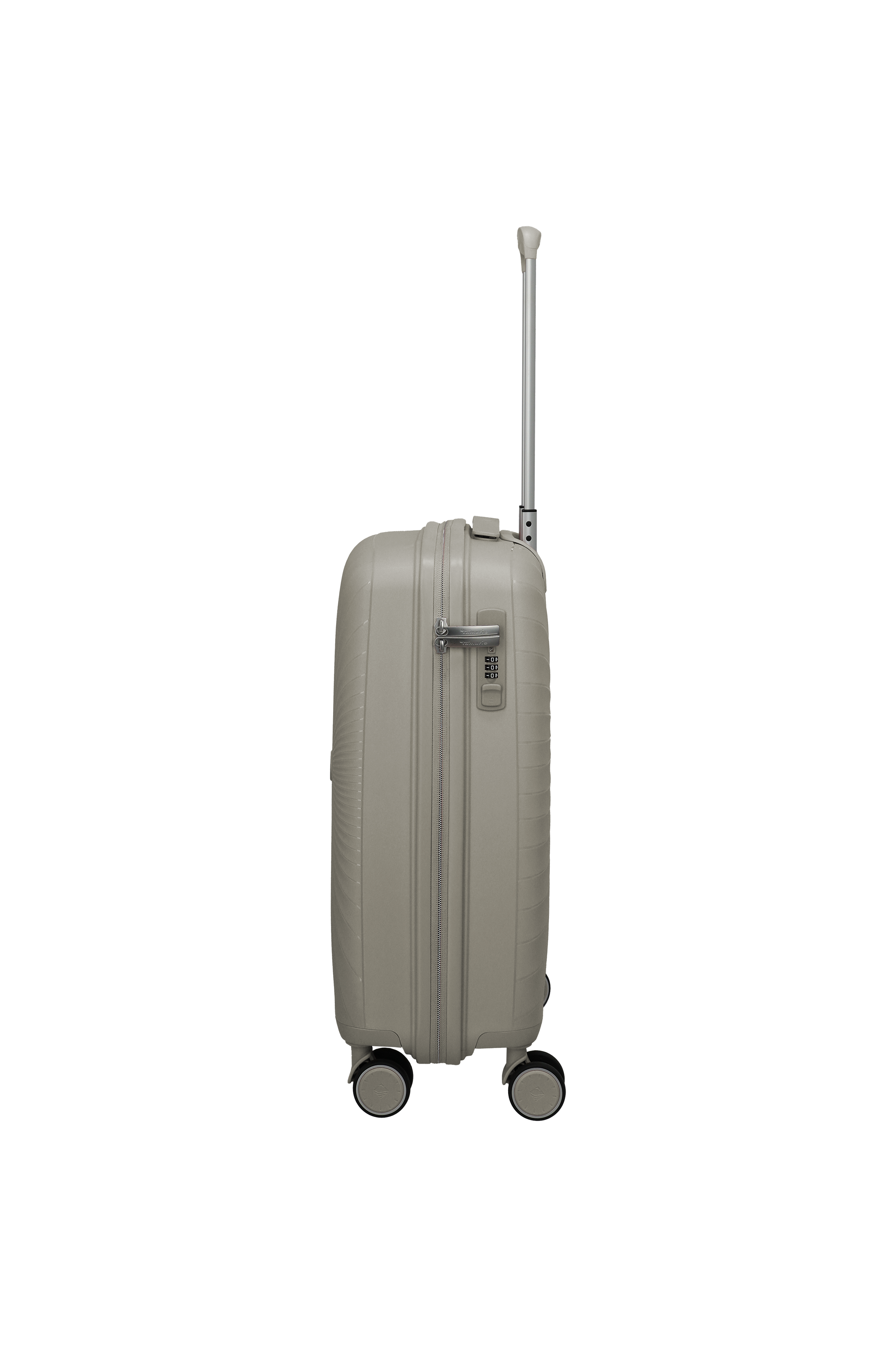 Travelite VOYAAGE 4w Trolley S, Sand – Seitenansicht
