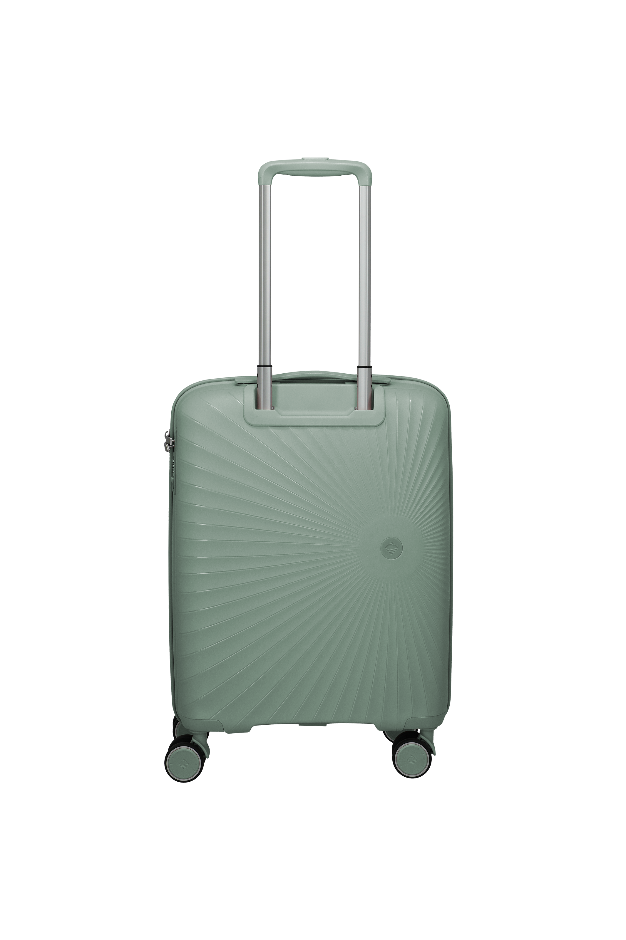 Travelite VOYAAGE 4w Trolley S, Sage Green – Rückansicht