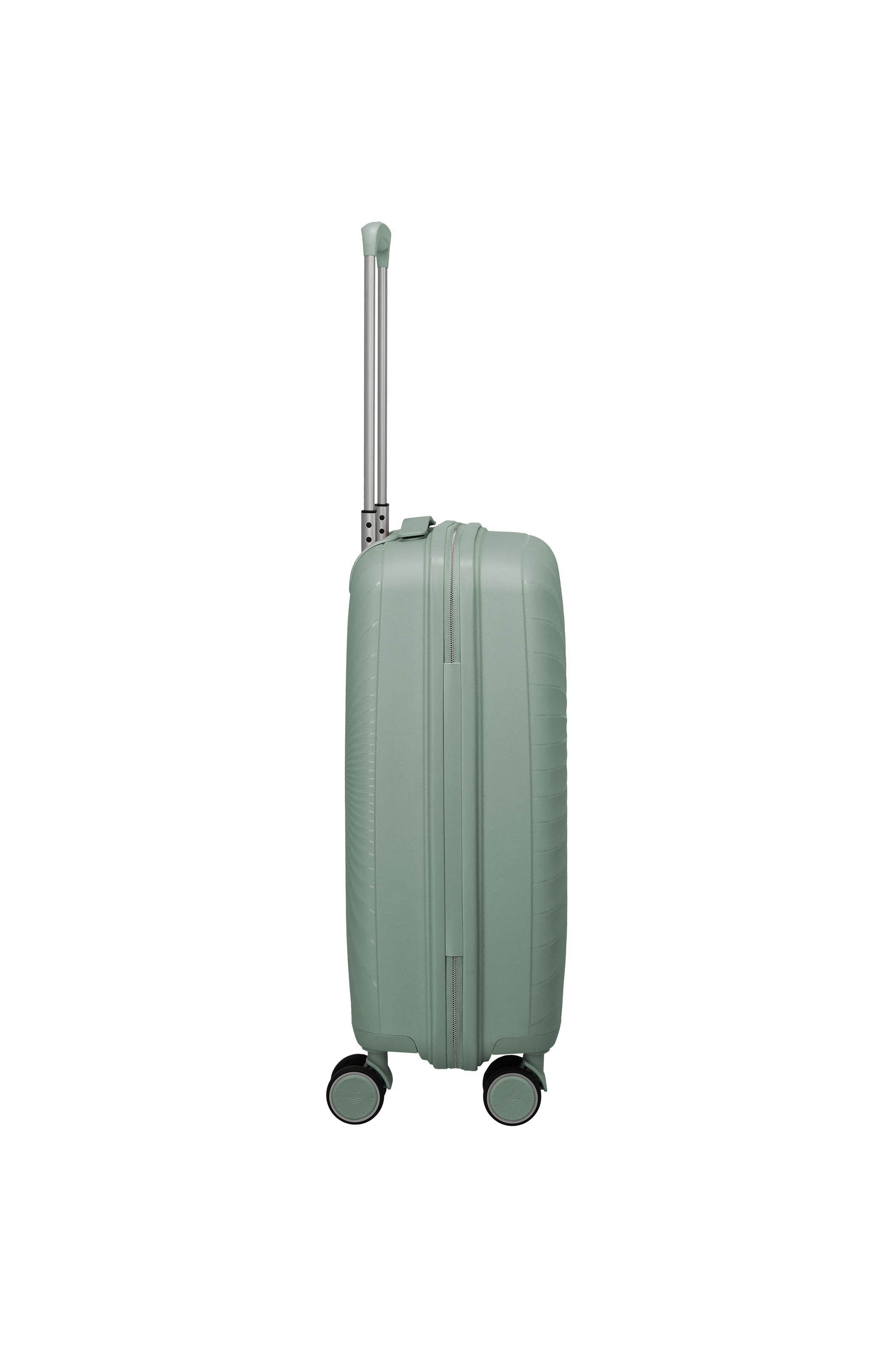 Travelite VOYAAGE 4w Trolley S, Sage Green – Seitenansicht