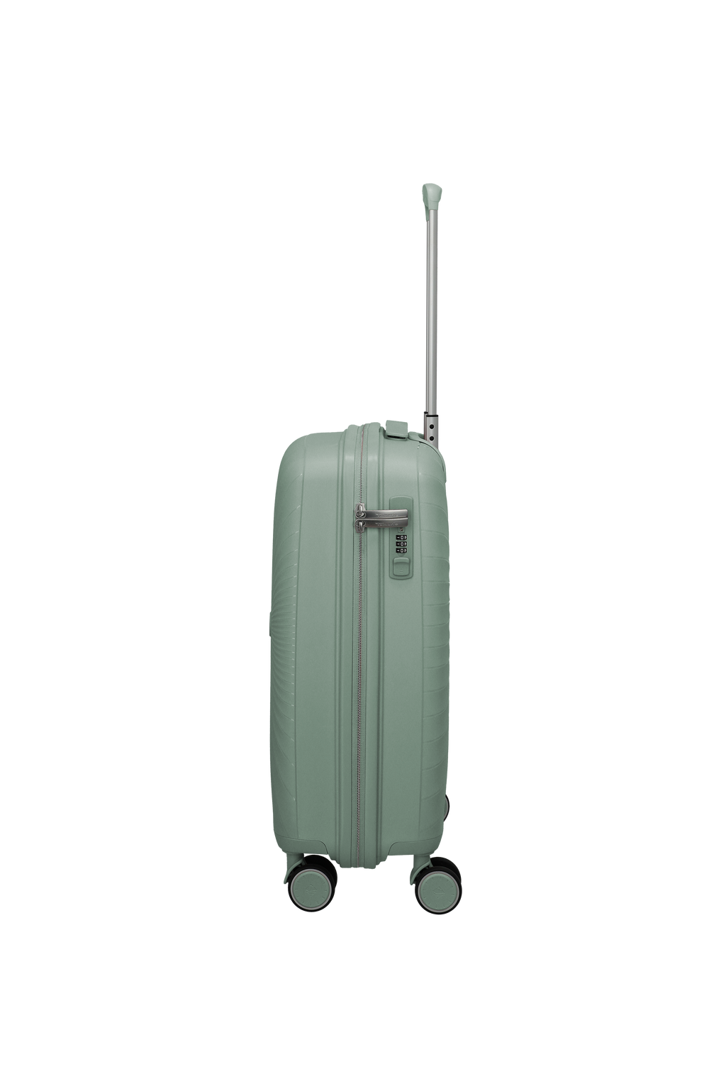 Travelite VOYAAGE 4w Trolley S, Sage Green – Seitenansicht