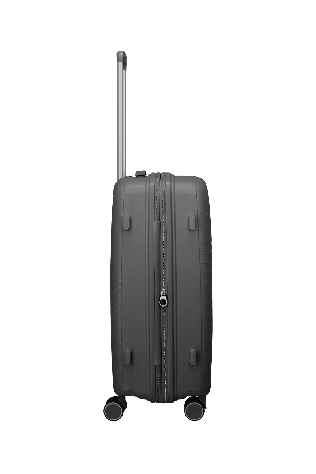 Travelite VOYAAGE 4w Trolley M erw., Anthrazit – Seitenansicht