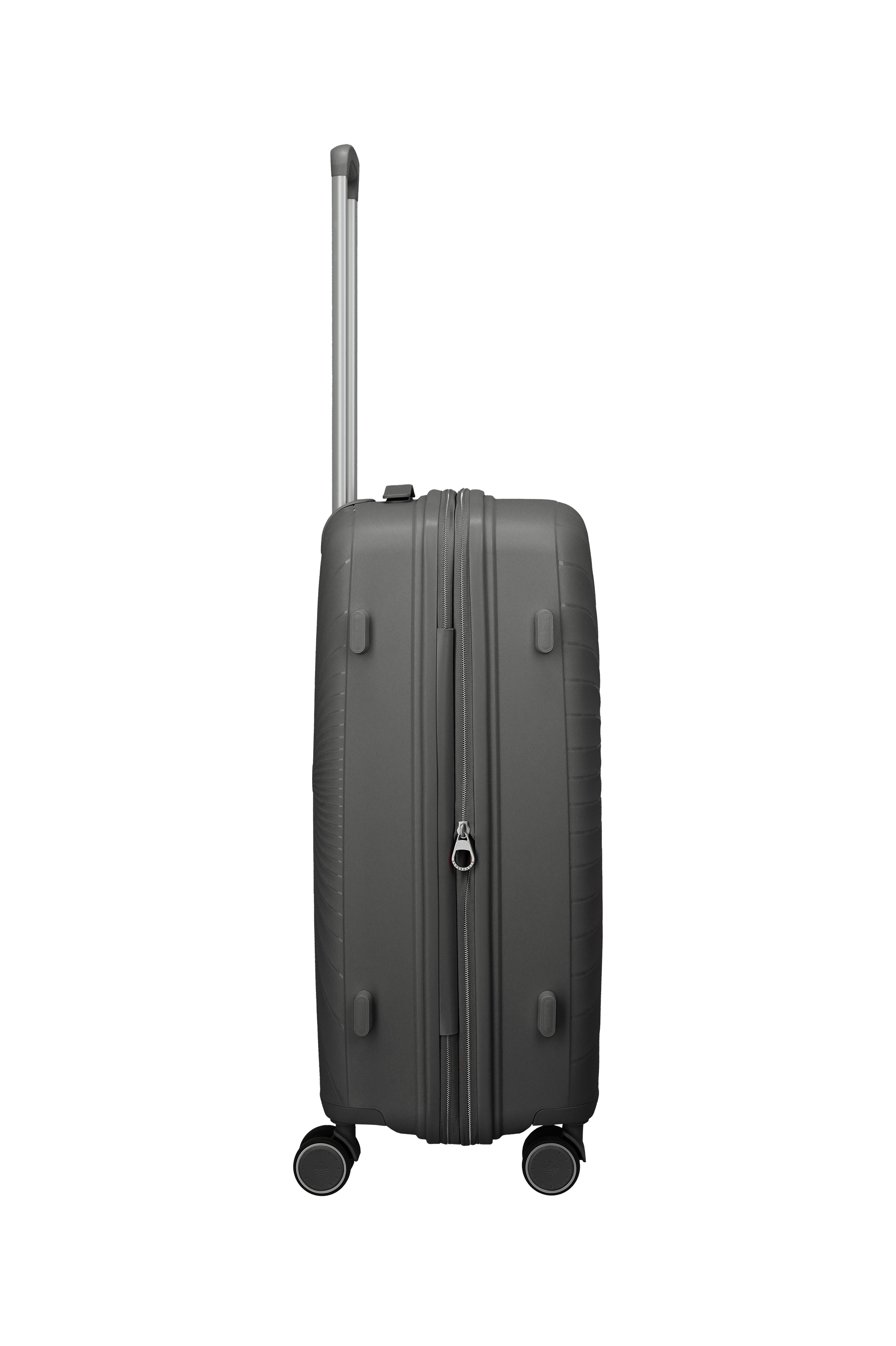 Travelite VOYAAGE 4w Trolley M erw., Anthrazit – Seitenansicht