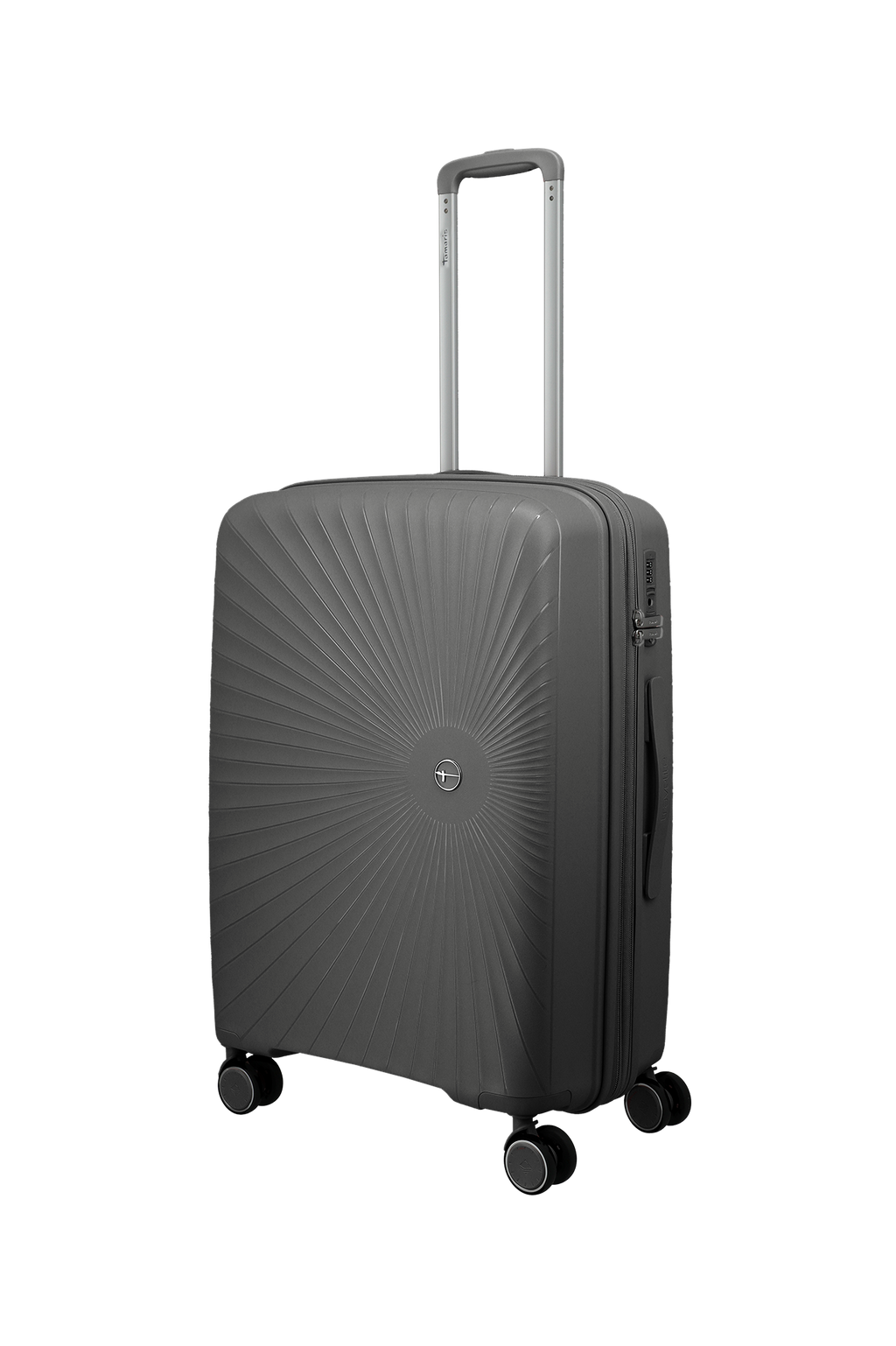 Travelite VOYAAGE 4w Trolley M erw., Anthrazit – Schrägansicht