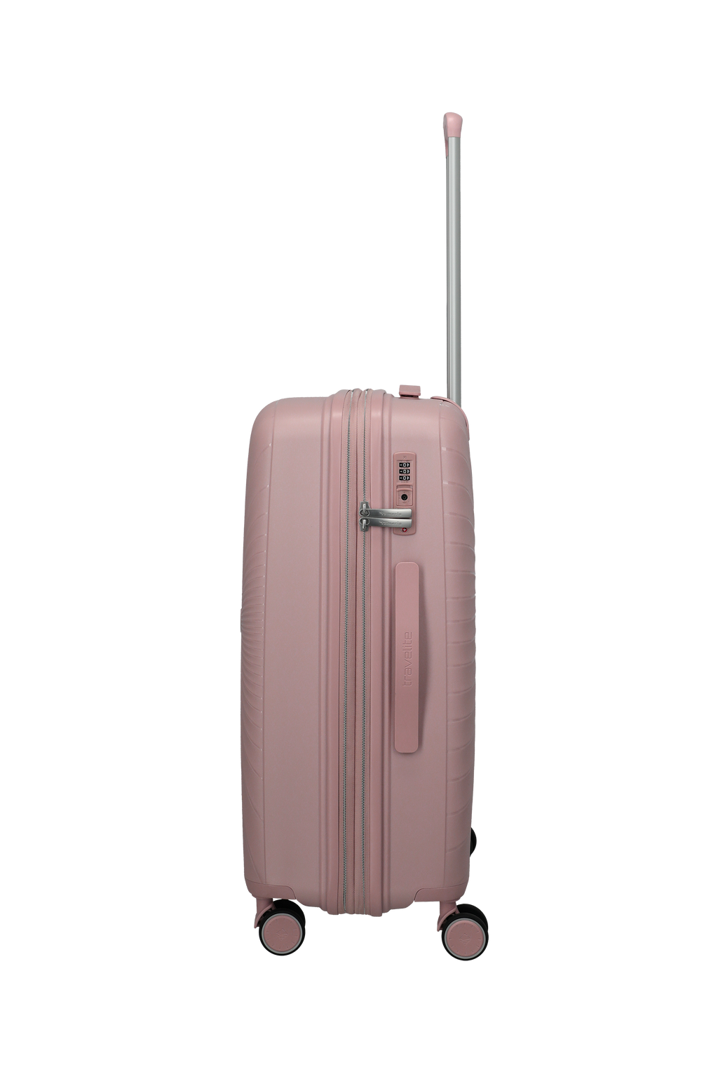 Travelite VOYAAGE 4w Trolley M erw., Blush – Seitenansicht
