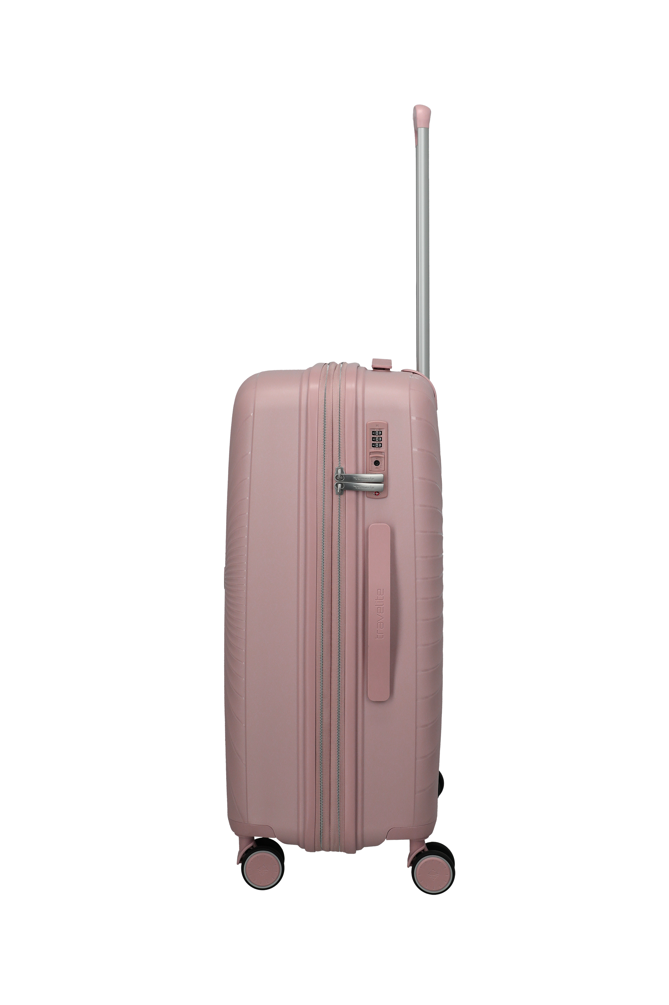 Travelite VOYAAGE 4w Trolley M erw., Blush – Seitenansicht