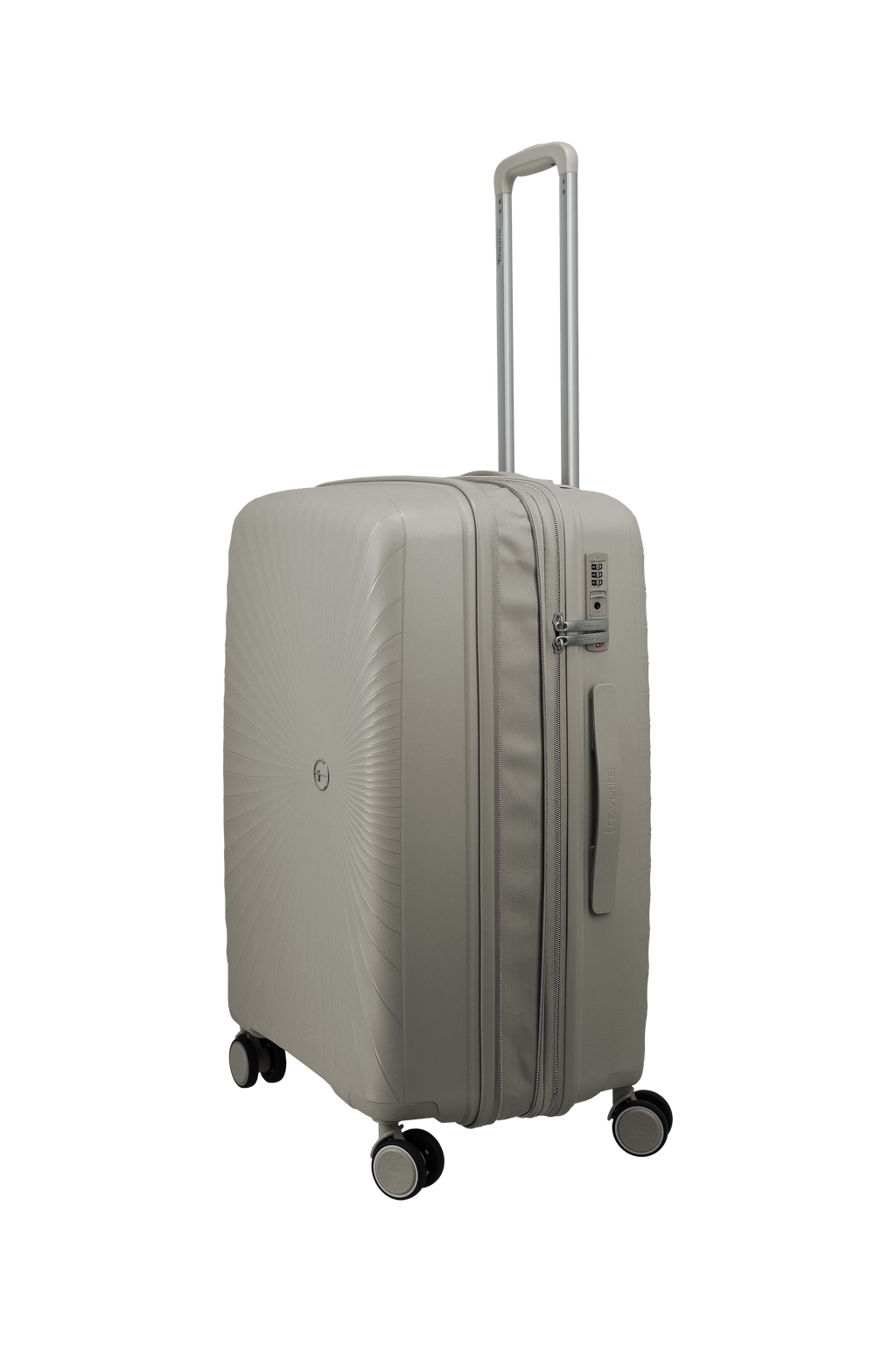 Travelite VOYAAGE 4w Trolley M erw., Sand – Produktansicht 4