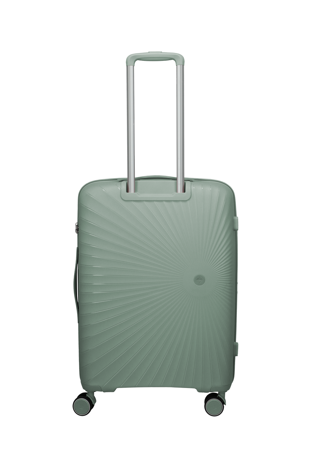 Travelite VOYAAGE 4w Trolley M erw., Sage Green – Rückansicht
