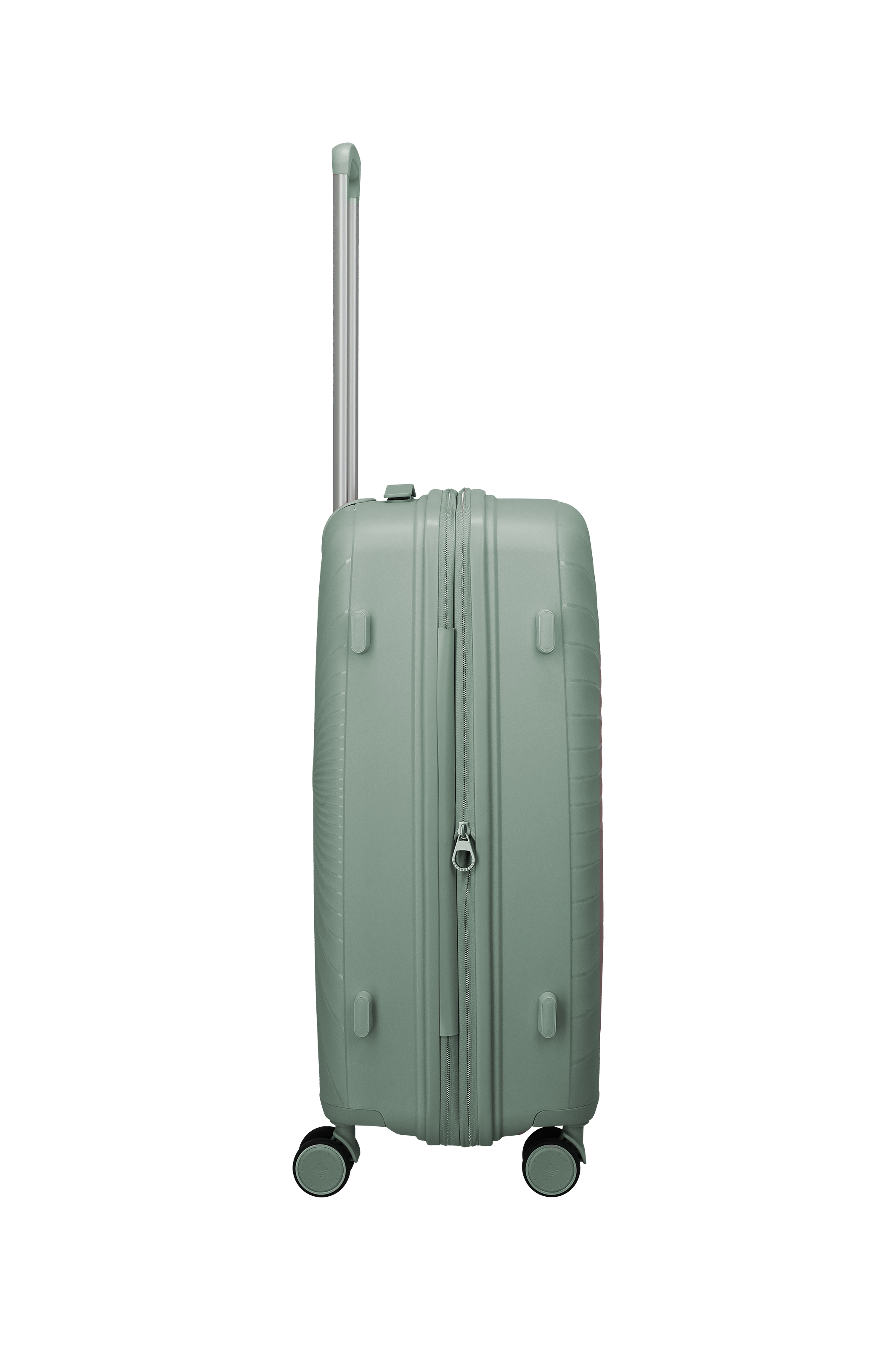 Travelite VOYAAGE 4w Trolley M erw., Sage Green – Seitenansicht