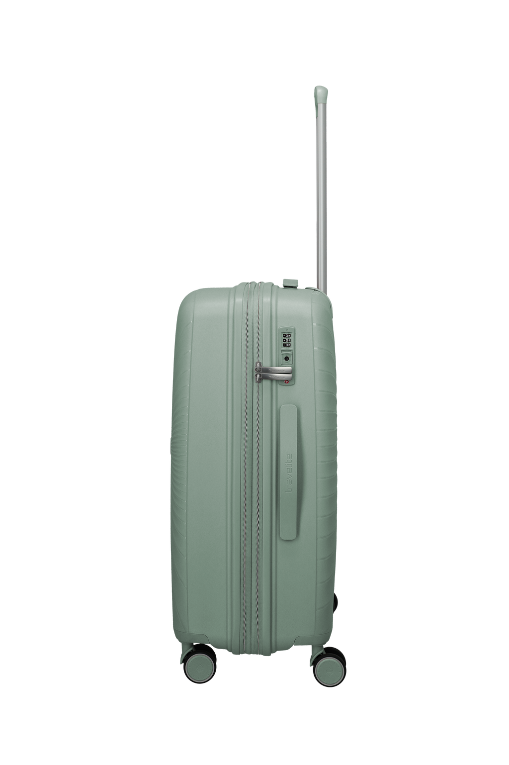 Travelite VOYAAGE 4w Trolley M erw., Sage Green – Seitenansicht