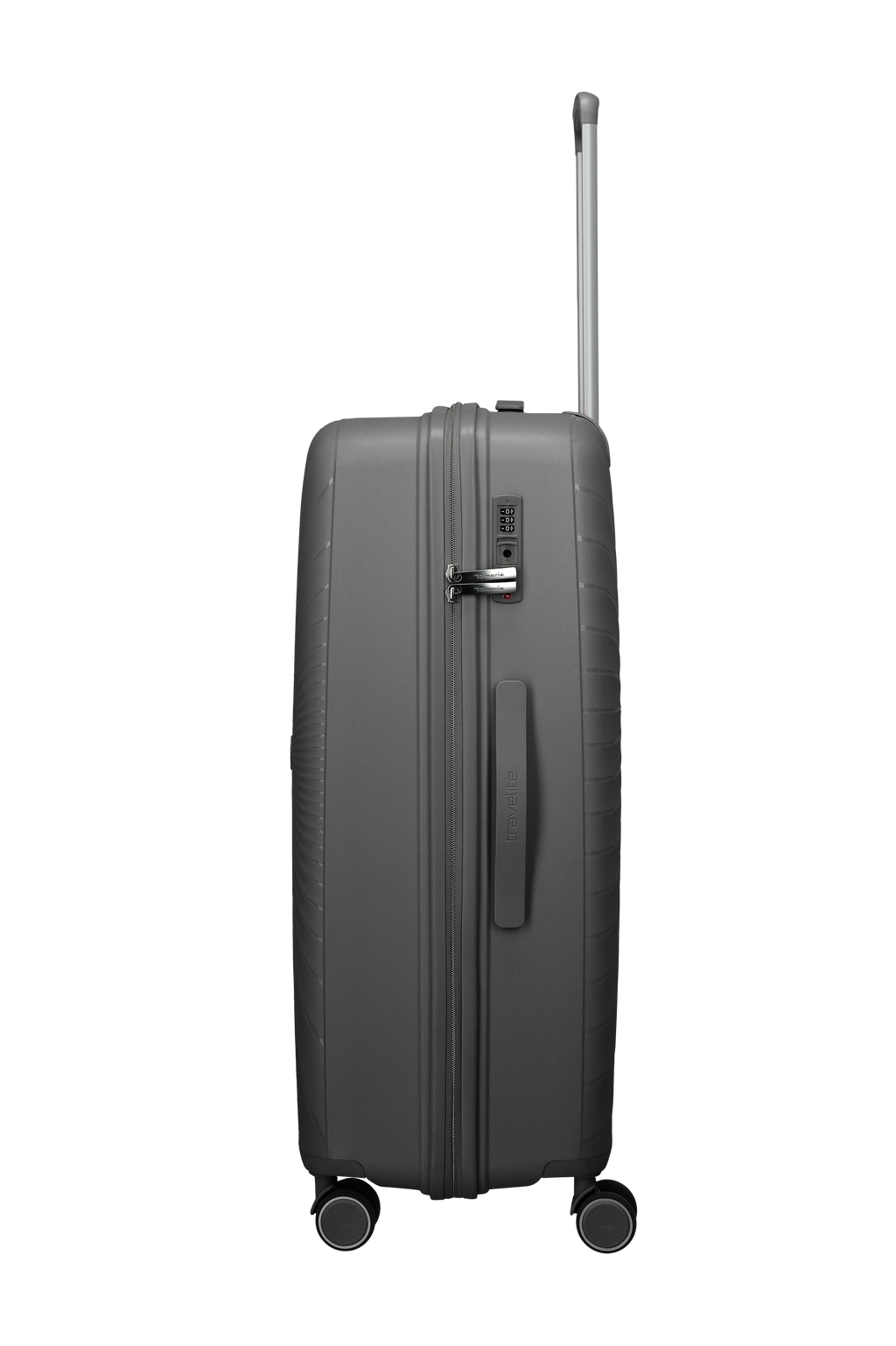 Travelite VOYAAGE 4w Trolley L, Anthrazit – Seitenansicht