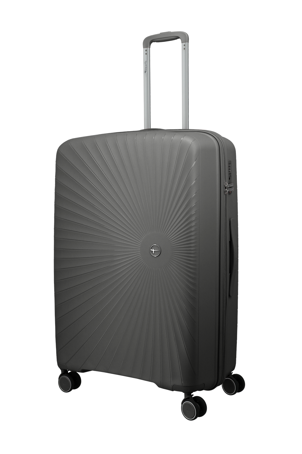 Travelite VOYAAGE 4w Trolley L, Anthrazit – Schrägansicht