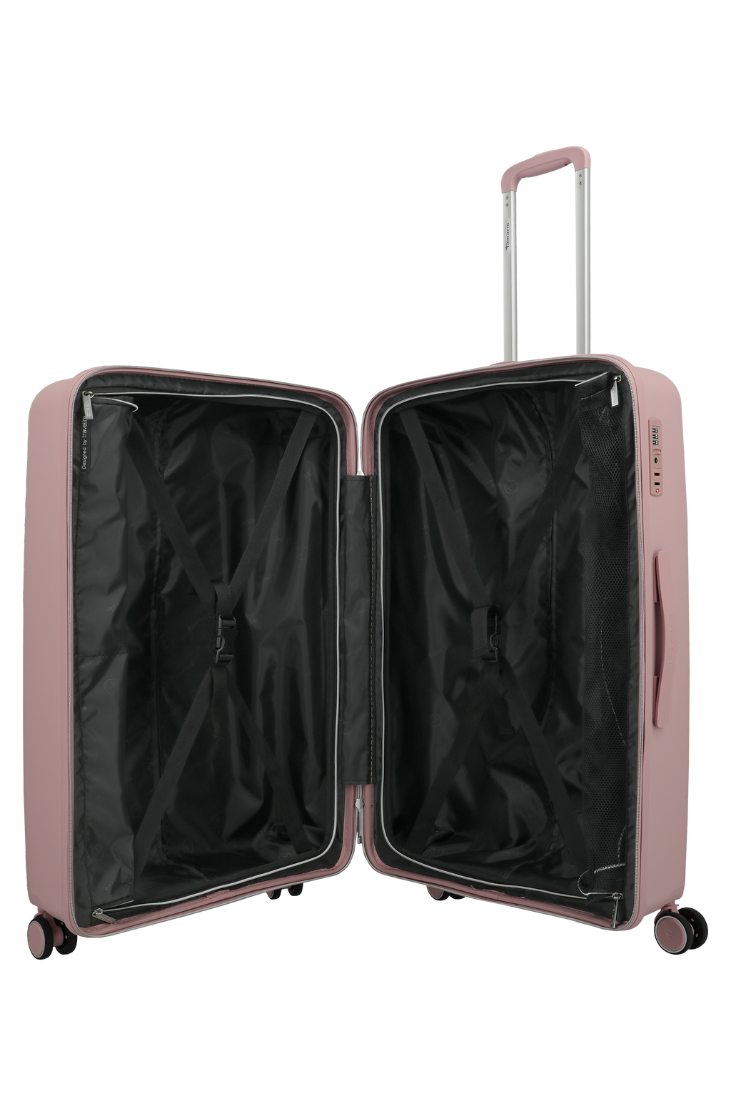 Travelite VOYAAGE 4w Trolley L, Blush – Innenansicht