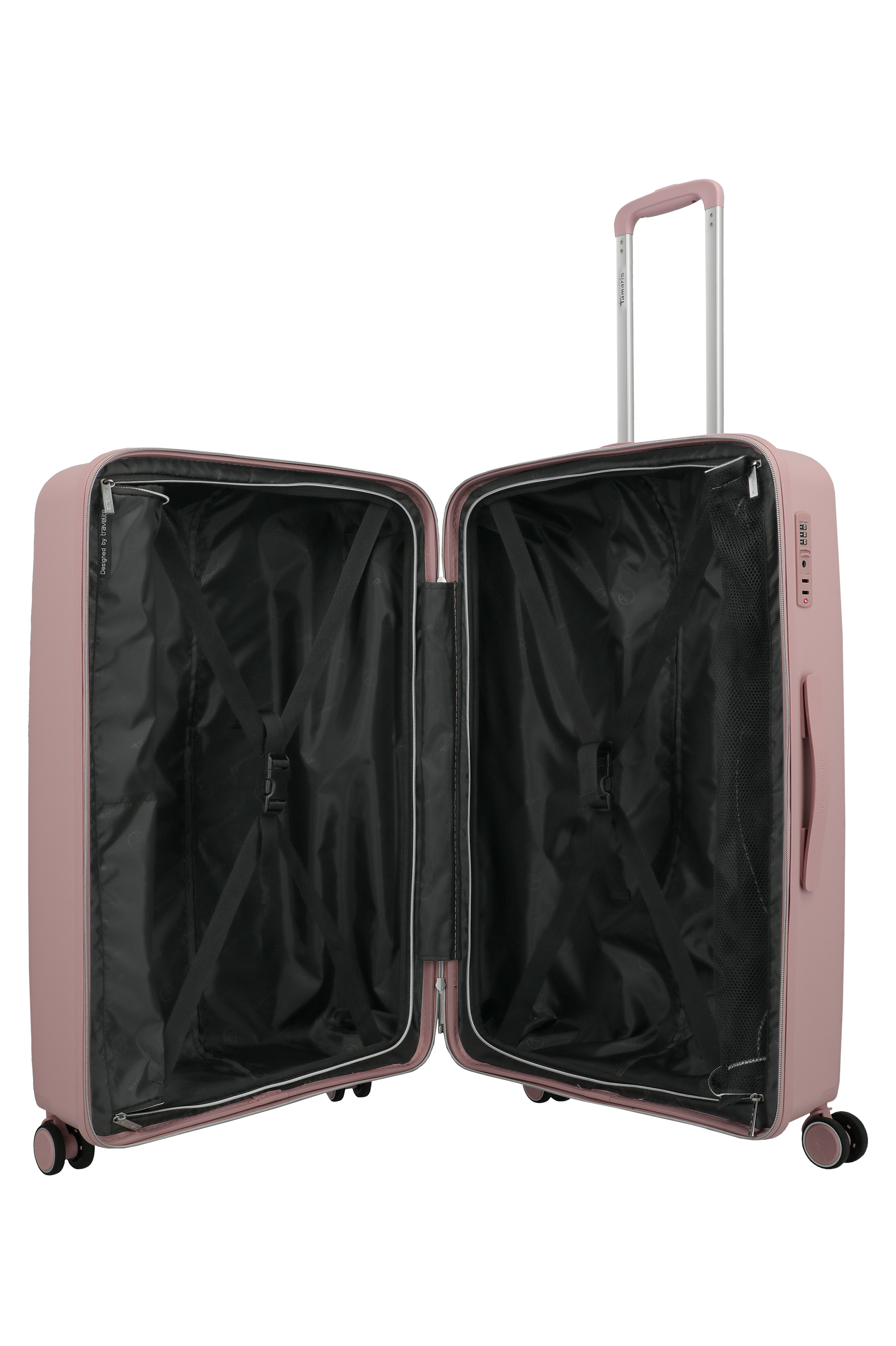 Travelite VOYAAGE 4w Trolley L, Blush – Innenansicht
