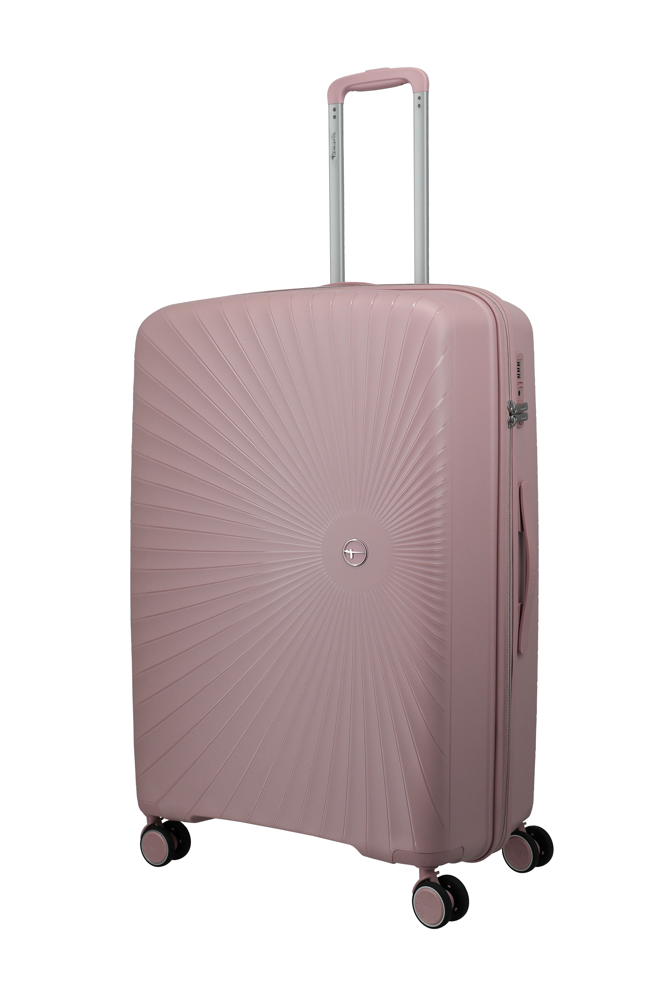 Travelite VOYAAGE 4w Trolley L, Blush – Schrägansicht