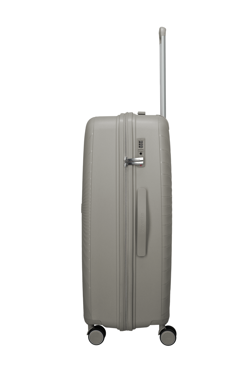 Travelite VOYAAGE 4w Trolley L, Sand – Seitenansicht