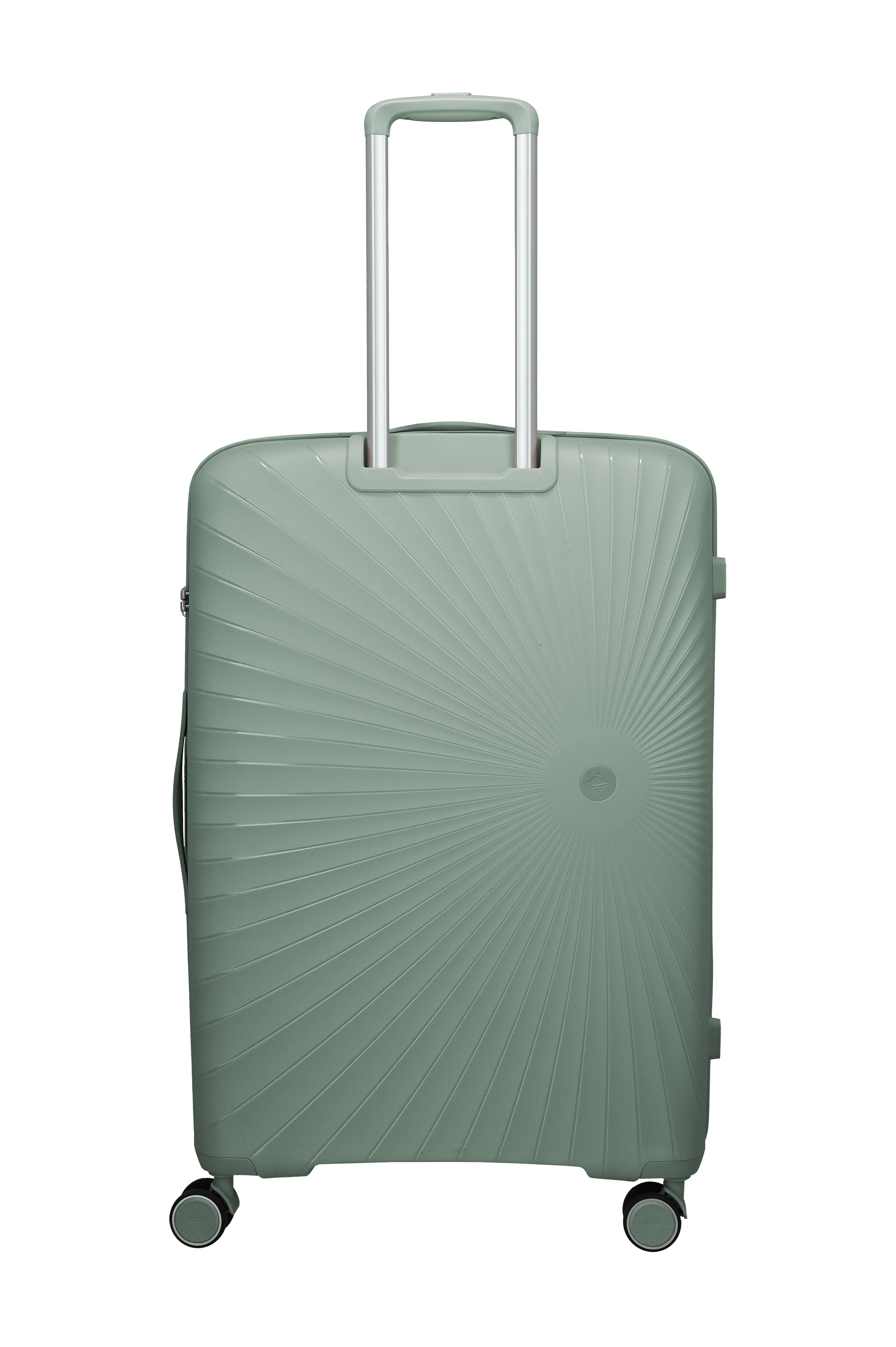 Travelite VOYAAGE 4w Trolley L, Sage Green – Rückansicht