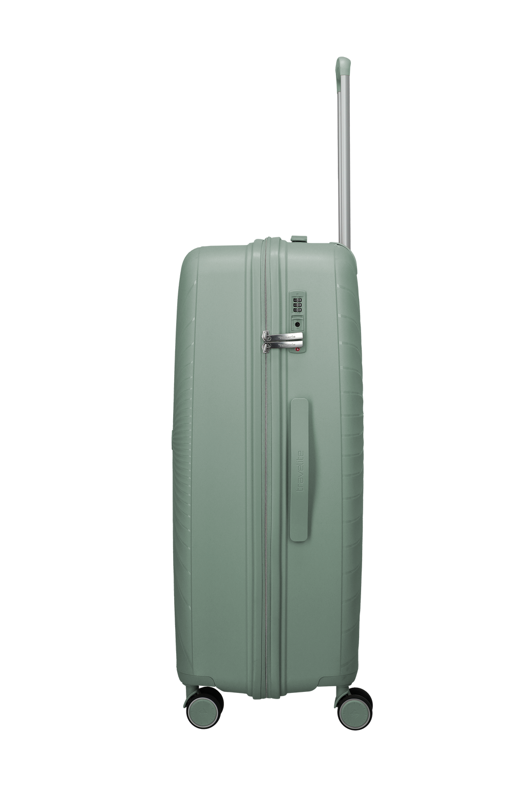 Travelite VOYAAGE 4w Trolley L, Sage Green – Seitenansicht