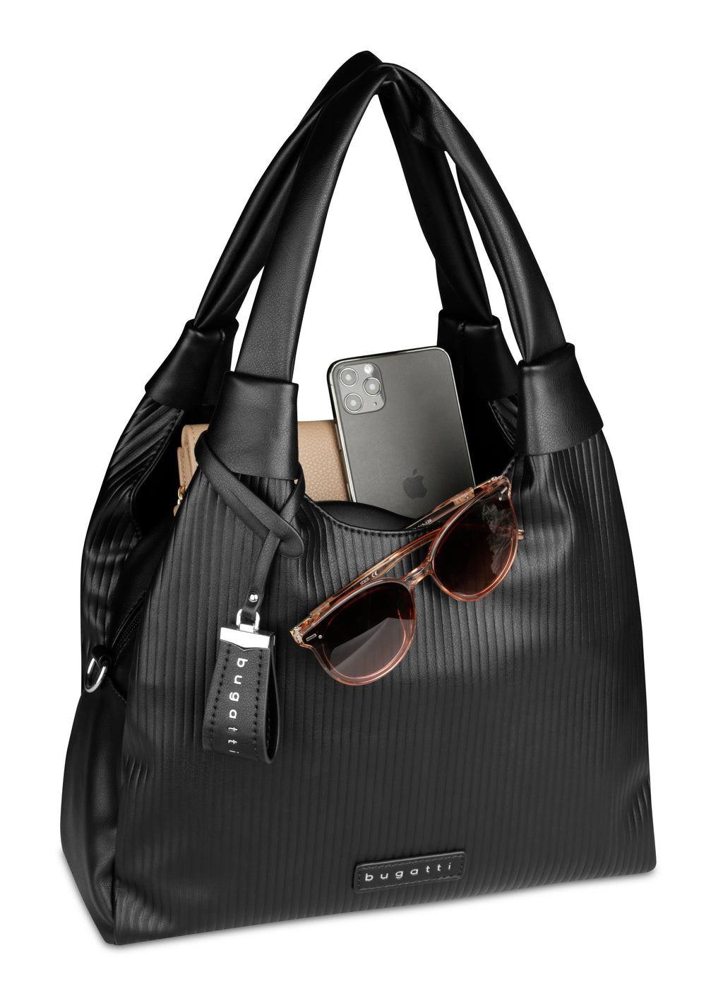 Bugatti Bags Bugatti Bags Ria Schultertasche M – Schwarz Schwarz · Bild 4