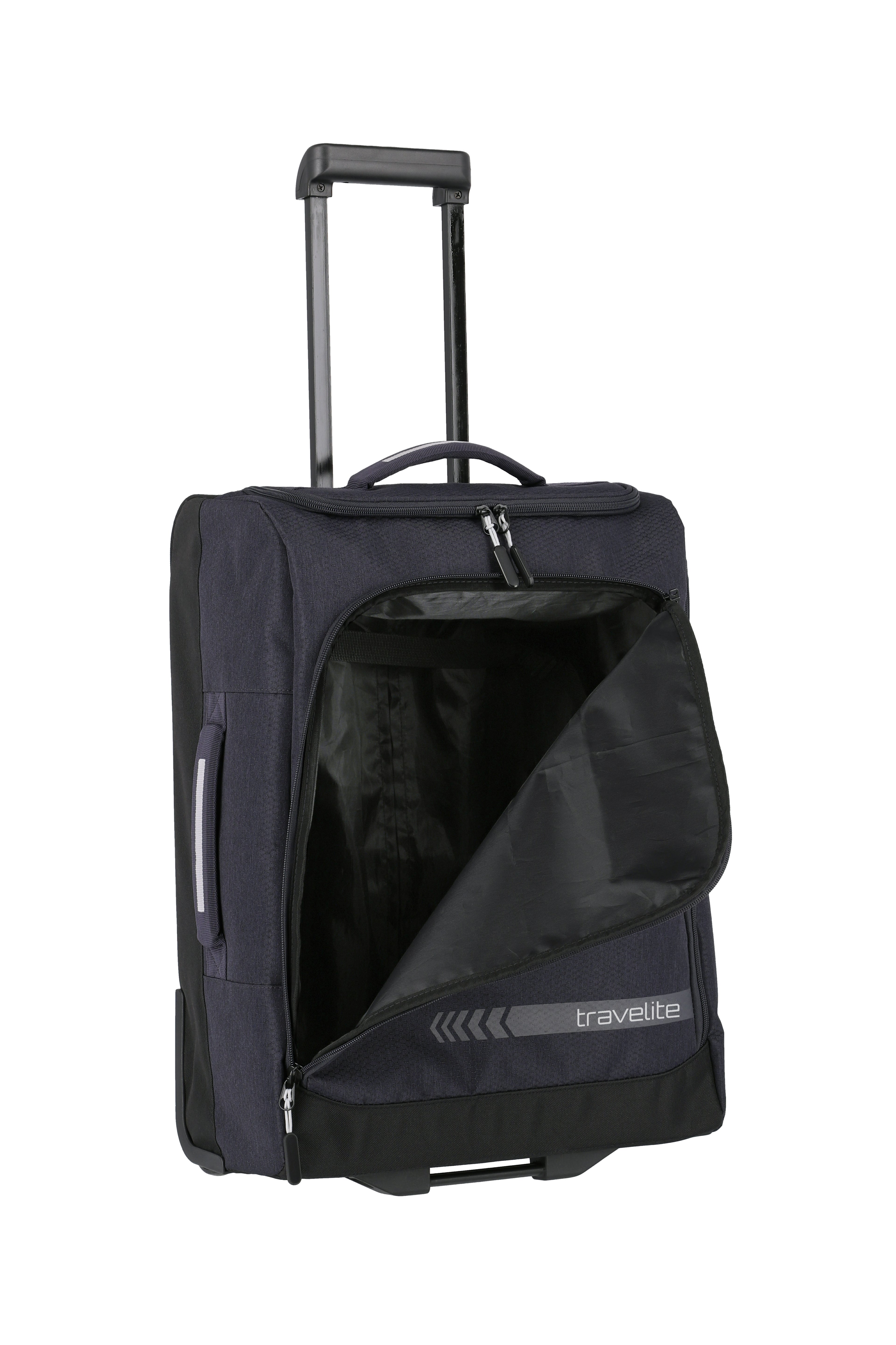 Travelite KICK OFF Rollenreisetasche S, D'Anthrazit