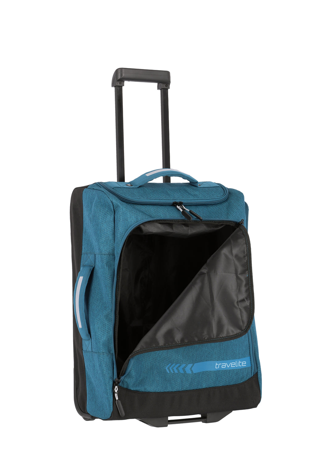 Travelite KICK OFF Rollenreisetasche S, Petrol