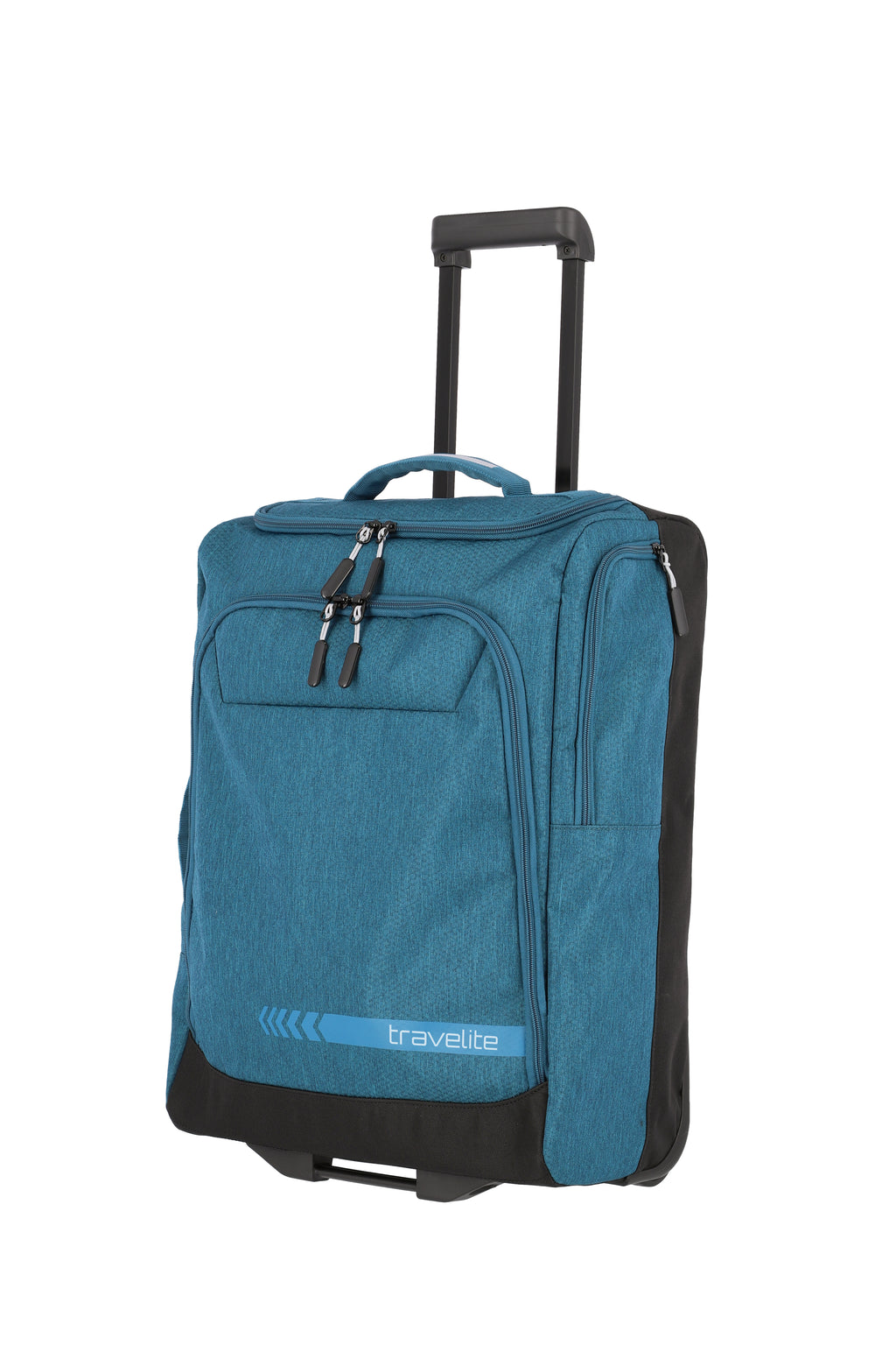 Travelite KICK OFF Rollenreisetasche S, Petrol