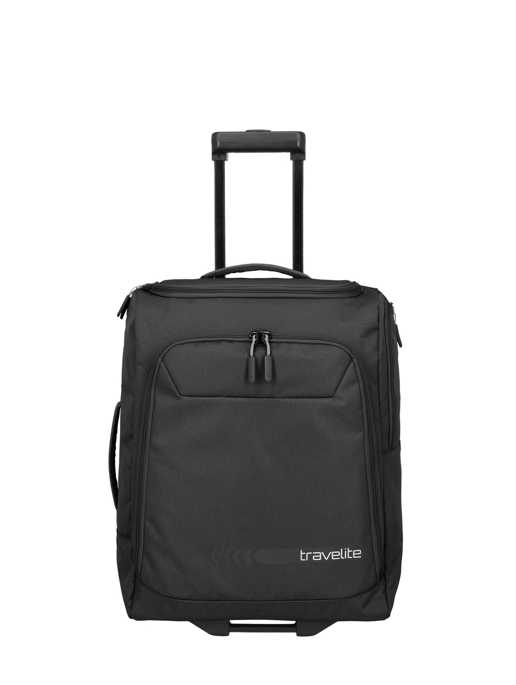 Travelite KICK OFF Rollenreisetasche S, Schwarz
