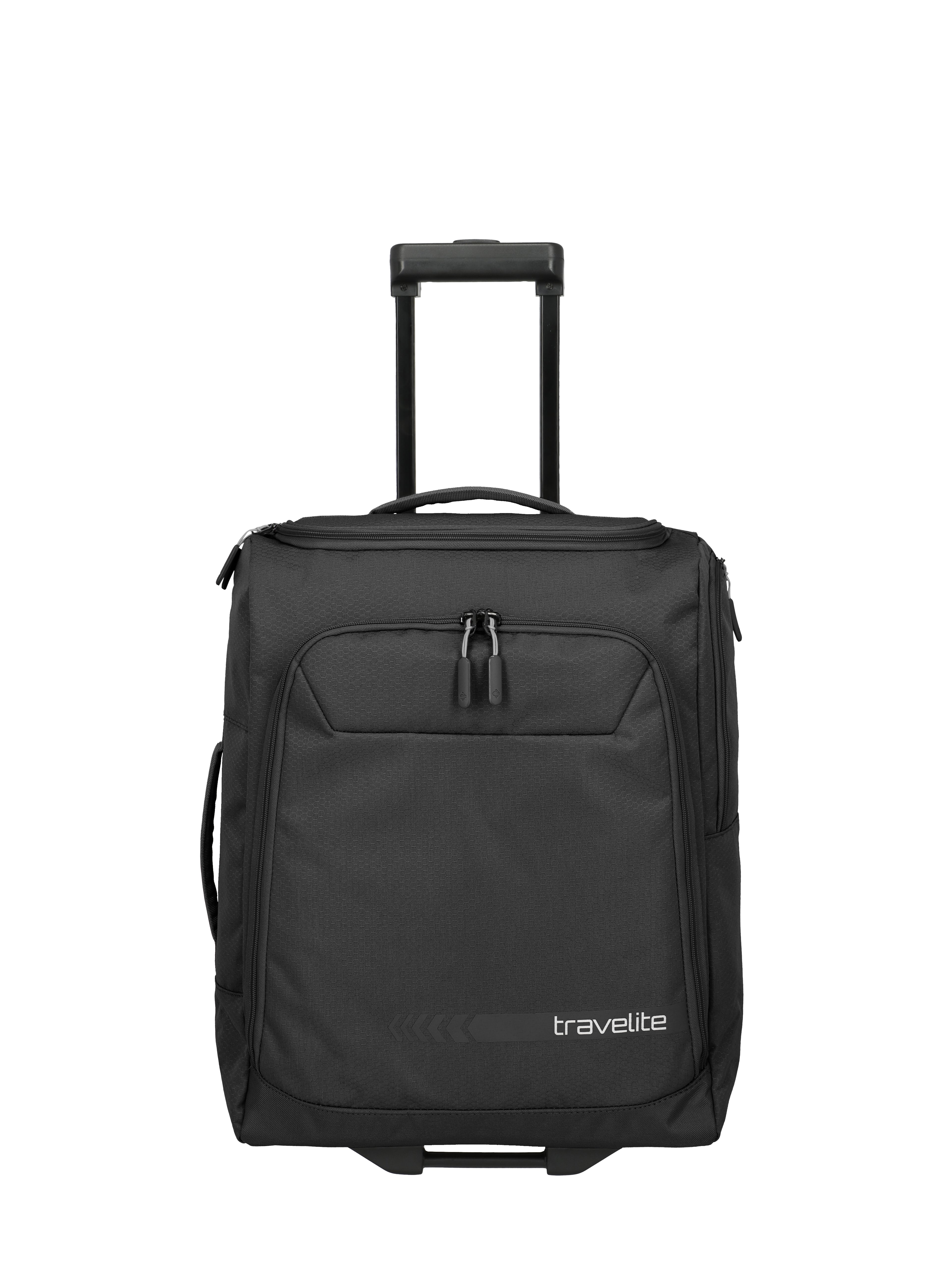 Travelite KICK OFF Rollenreisetasche S, Schwarz