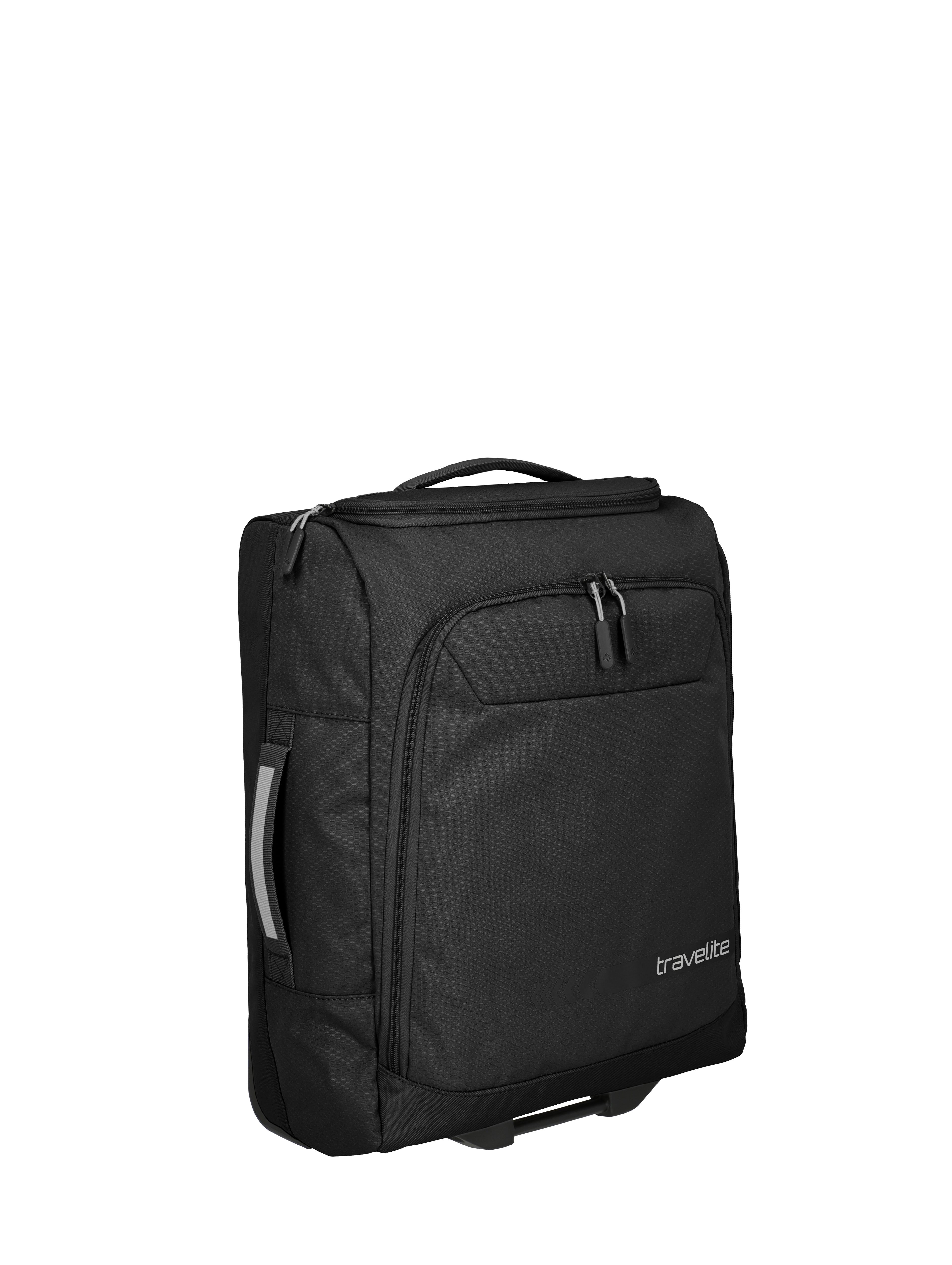 Travelite KICK OFF Rollenreisetasche S, Schwarz