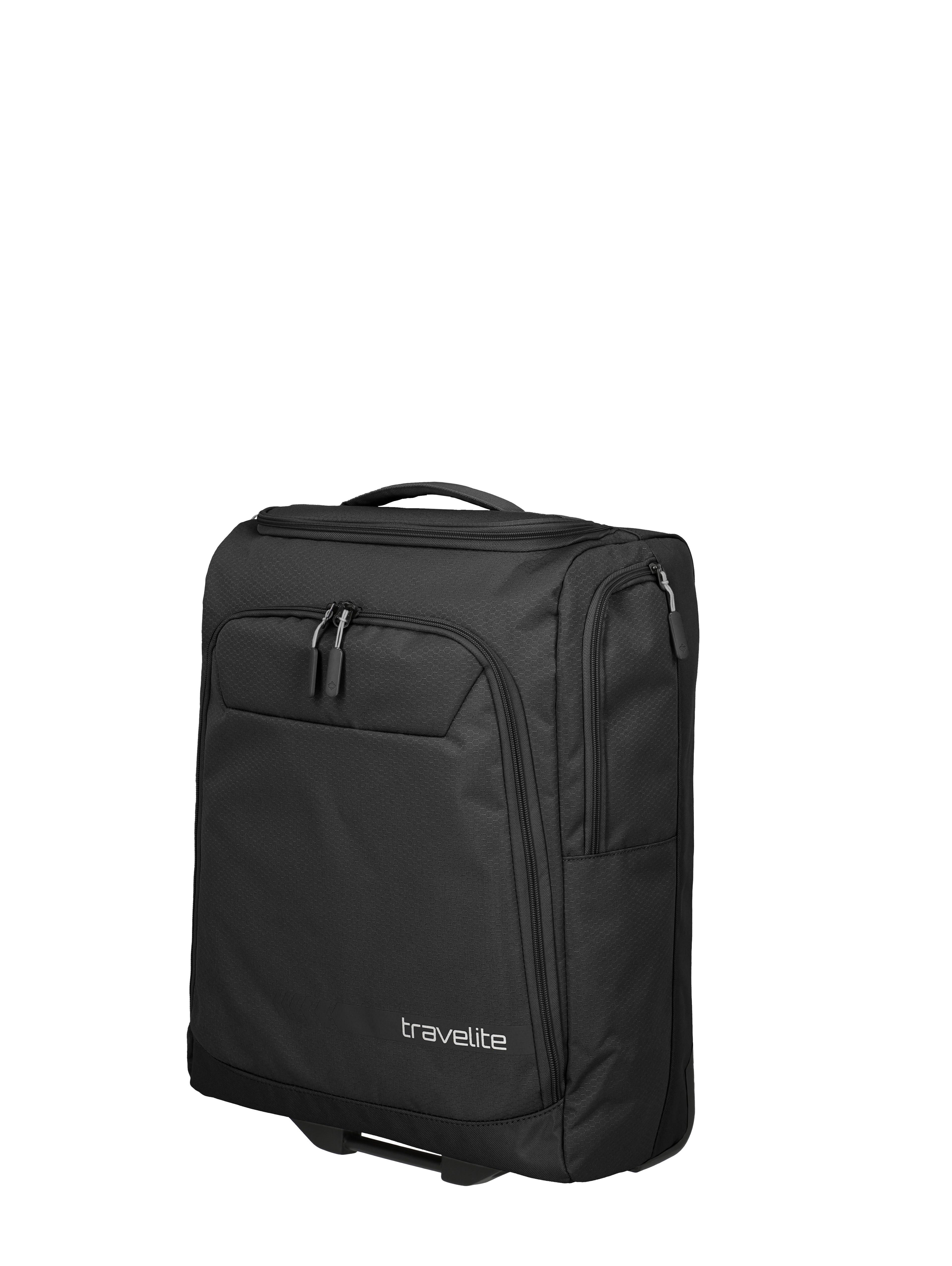 Travelite KICK OFF Rollenreisetasche S, Schwarz