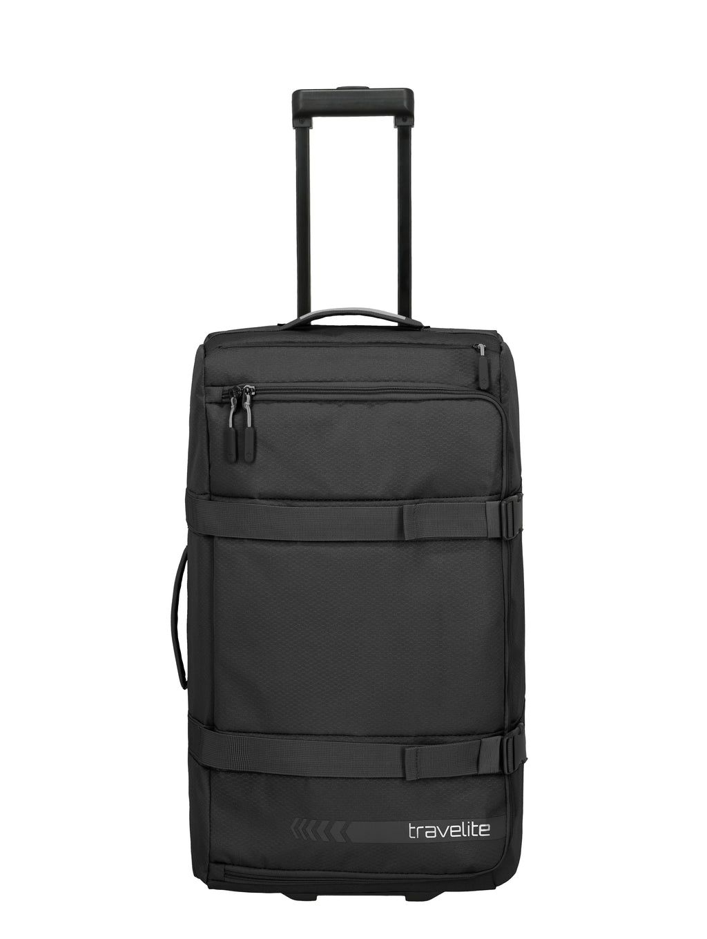 Travelite KICK OFF Rollenreisetasche L, Schwarz