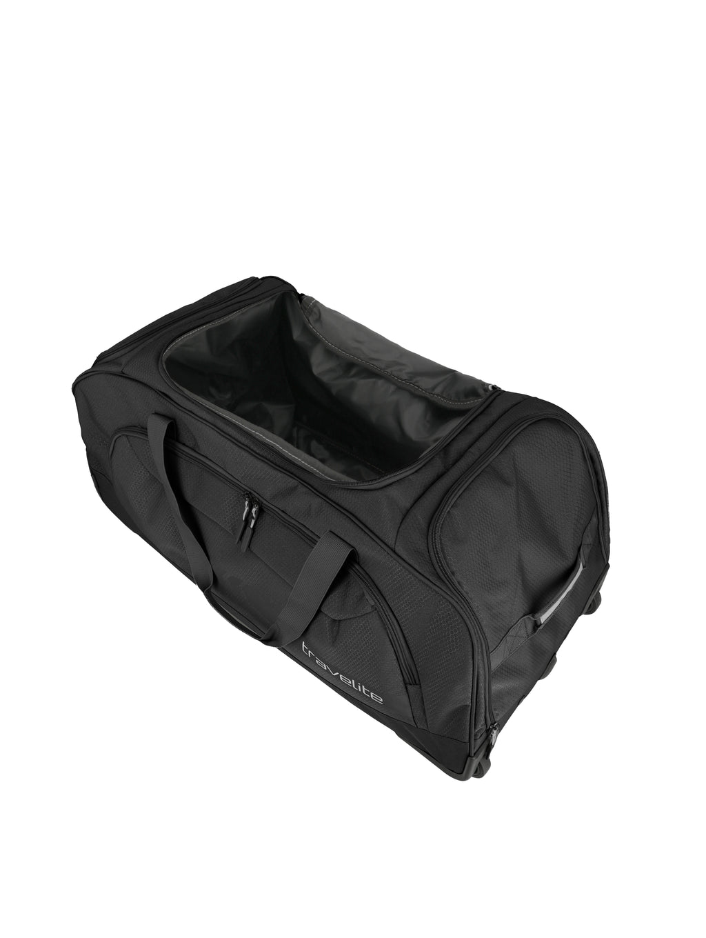 Travelite KICK OFF Rollenreisetasche XL, Schwarz
