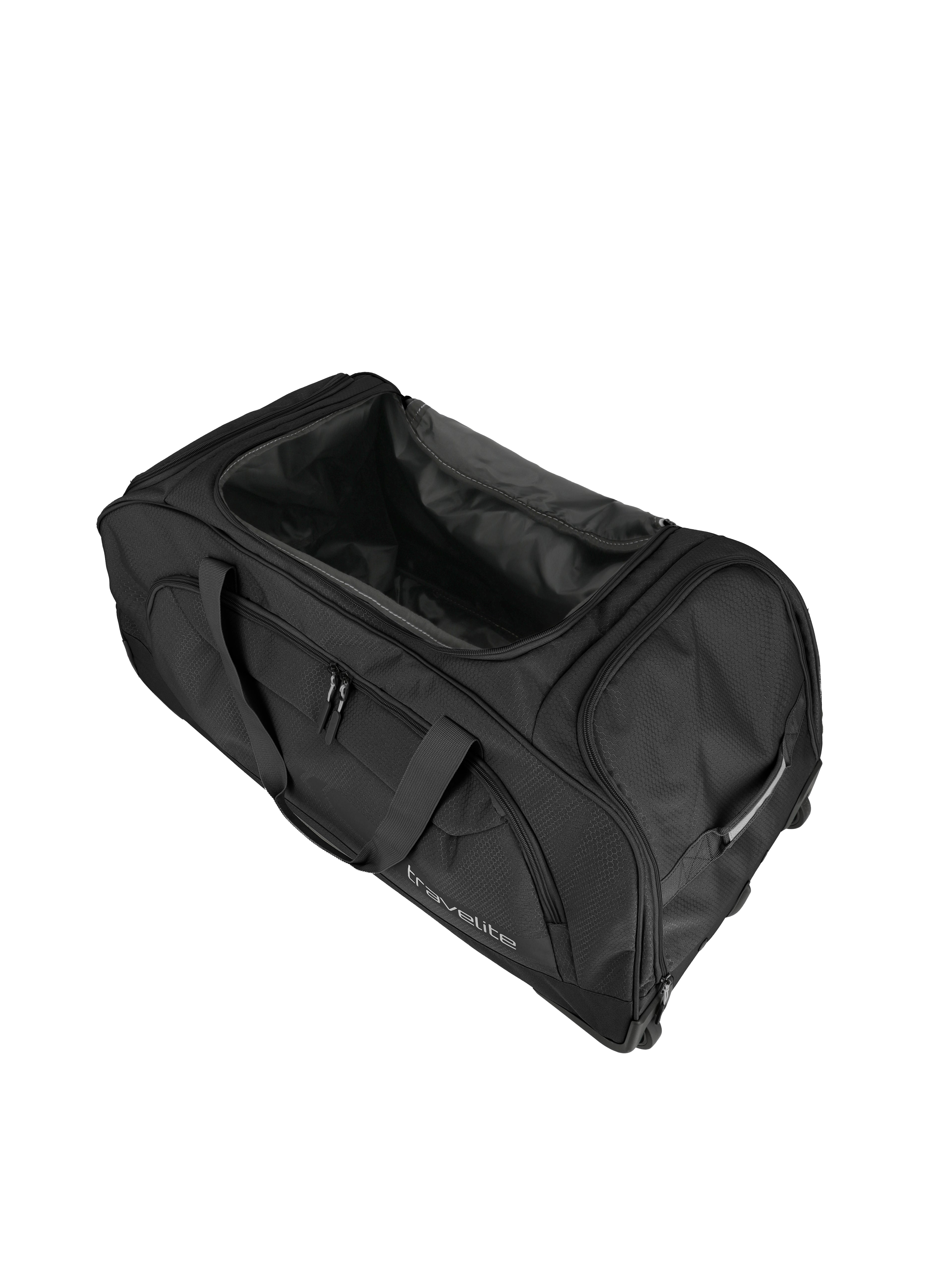 Travelite KICK OFF Rollenreisetasche XL, Schwarz