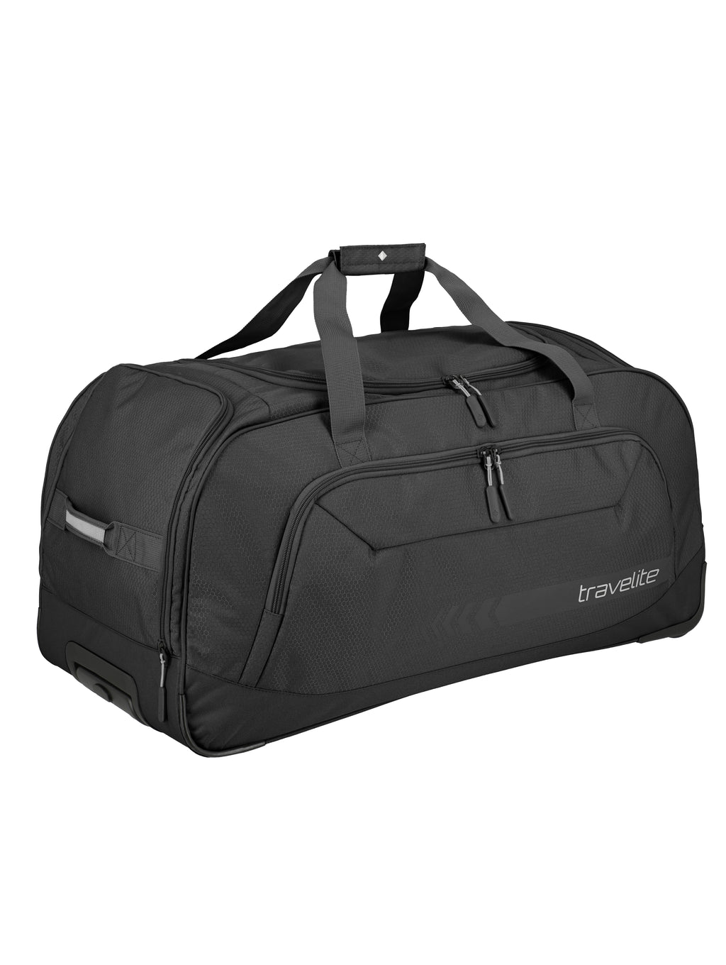 Travelite KICK OFF Rollenreisetasche XL, Schwarz