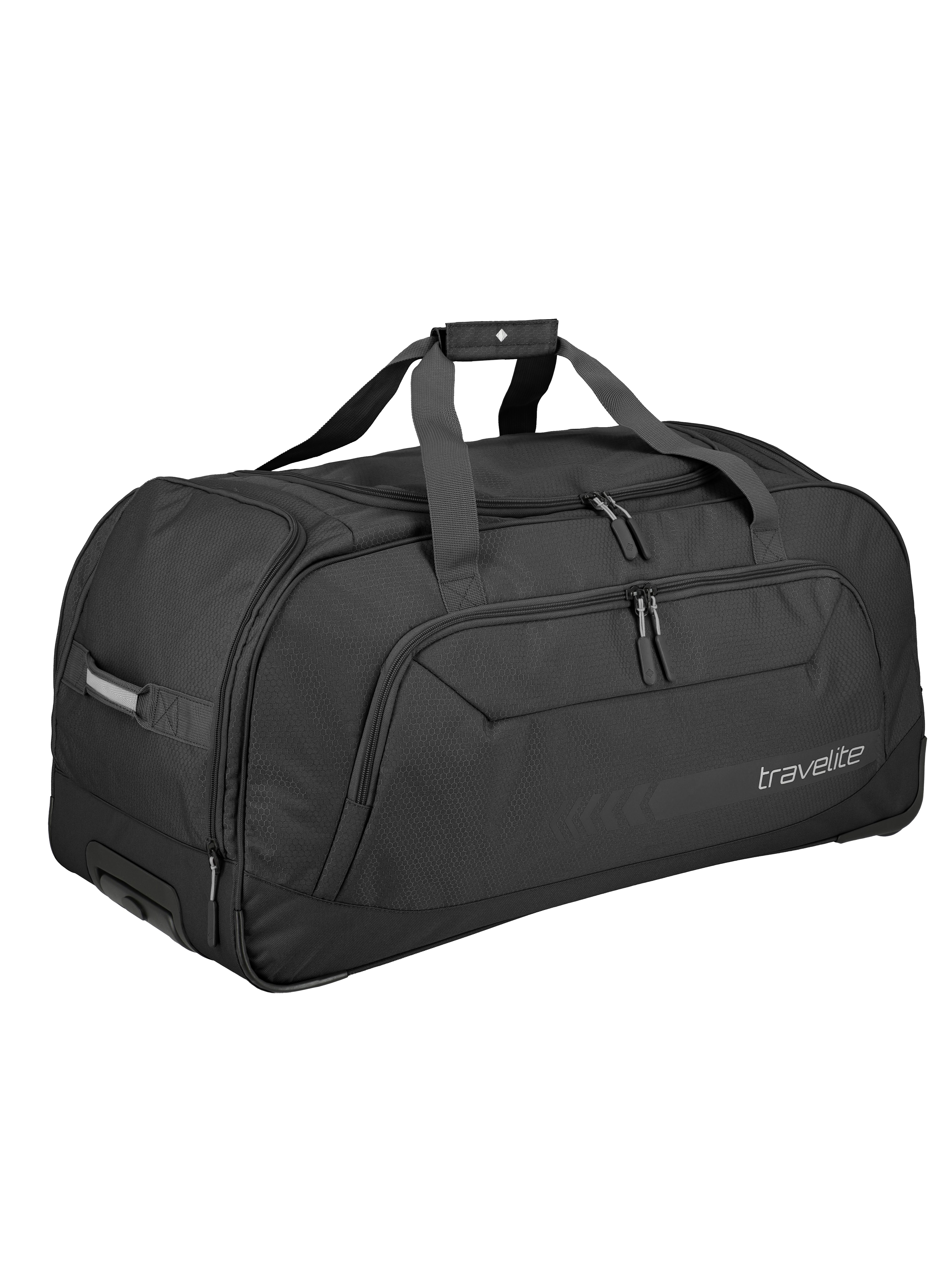 Travelite KICK OFF Rollenreisetasche XL, Schwarz