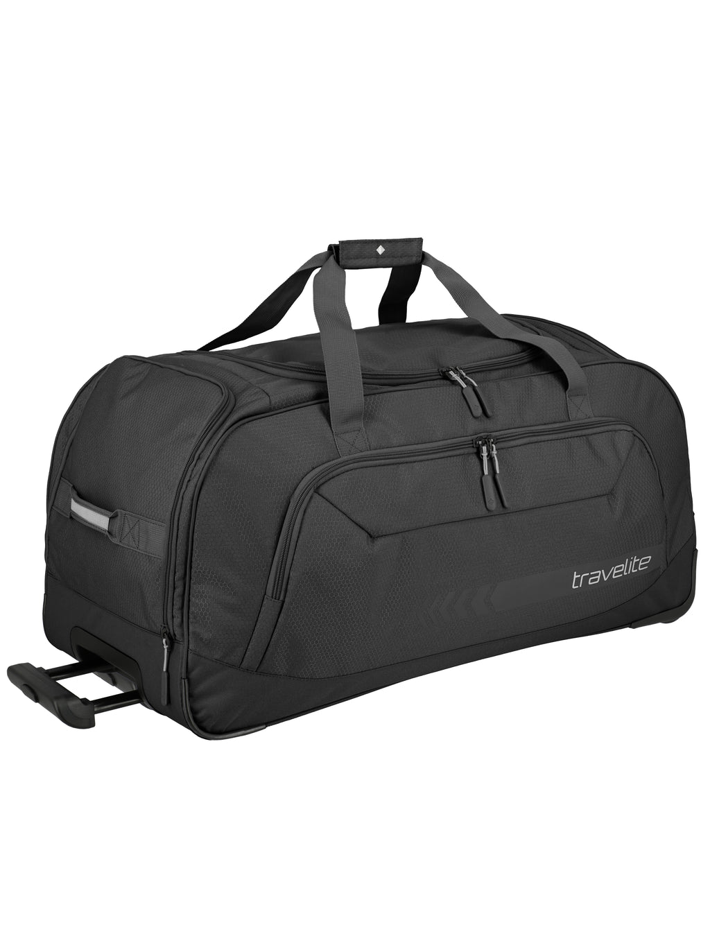 Travelite KICK OFF Rollenreisetasche XL, Schwarz