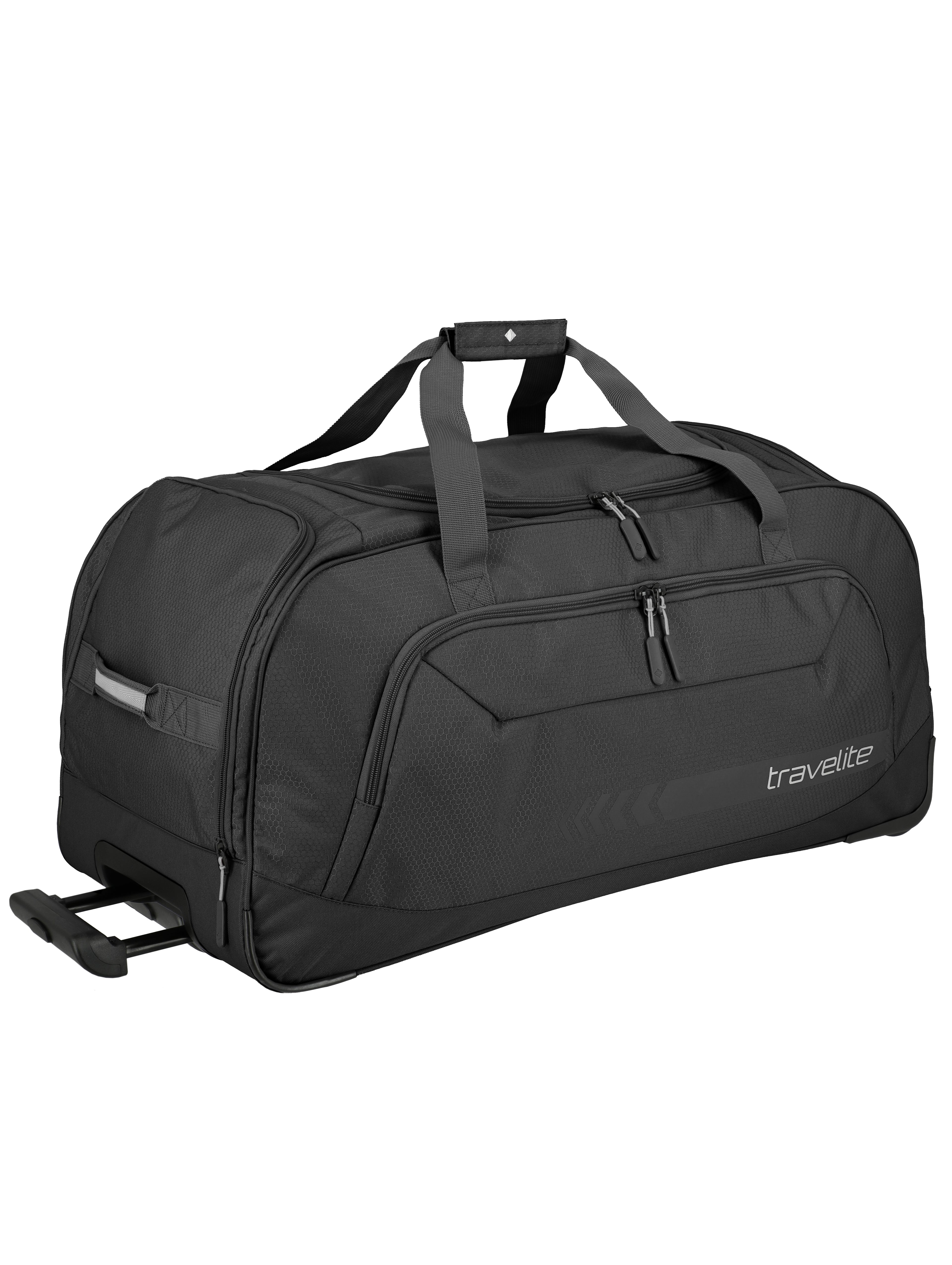 Travelite KICK OFF Rollenreisetasche XL, Schwarz
