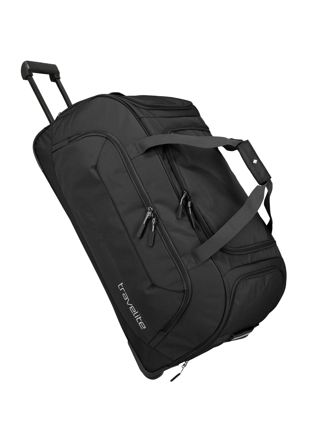 Travelite KICK OFF Rollenreisetasche XL, Schwarz