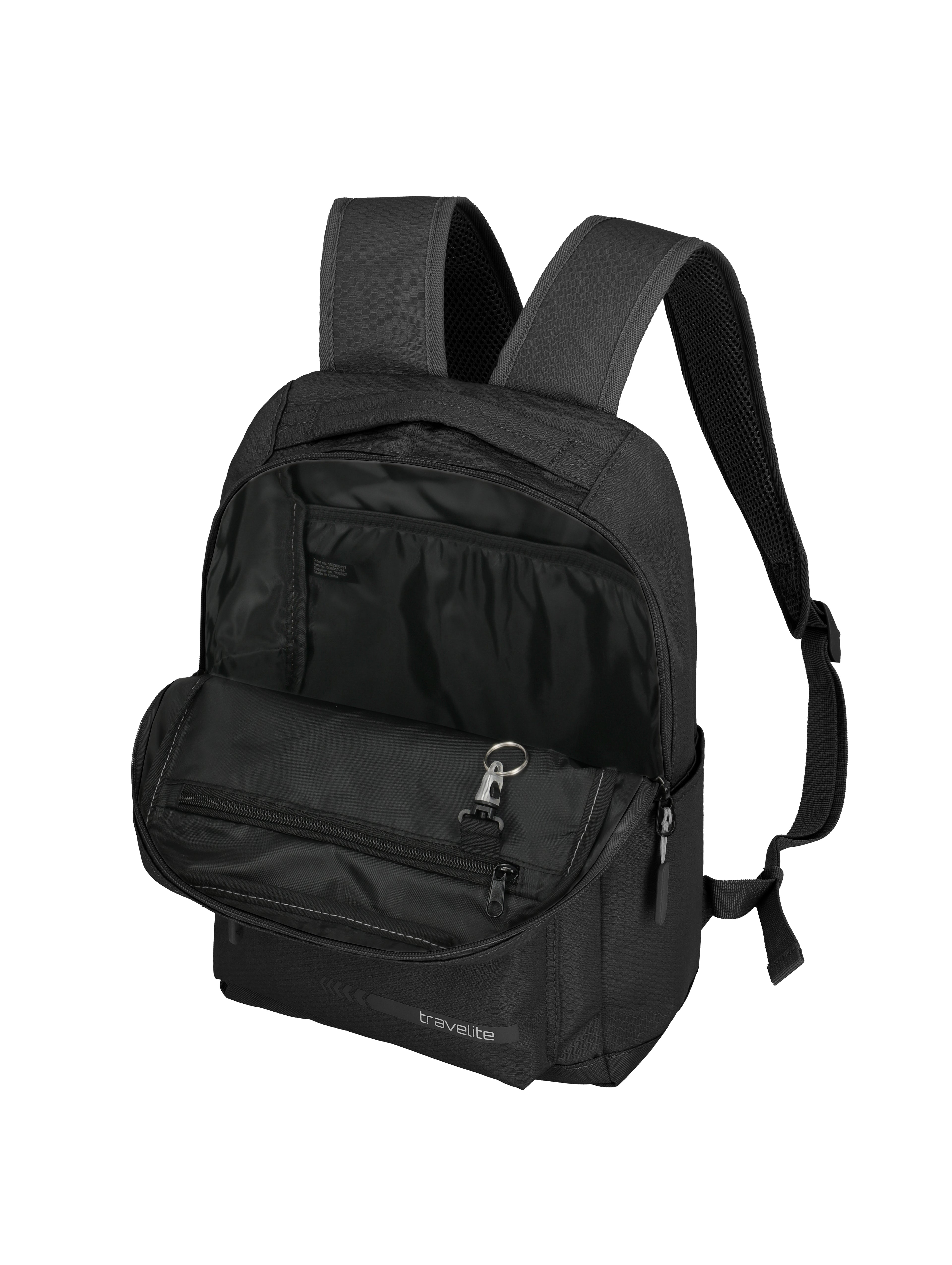 Travelite KICK OFF Rucksack M, Schwarz