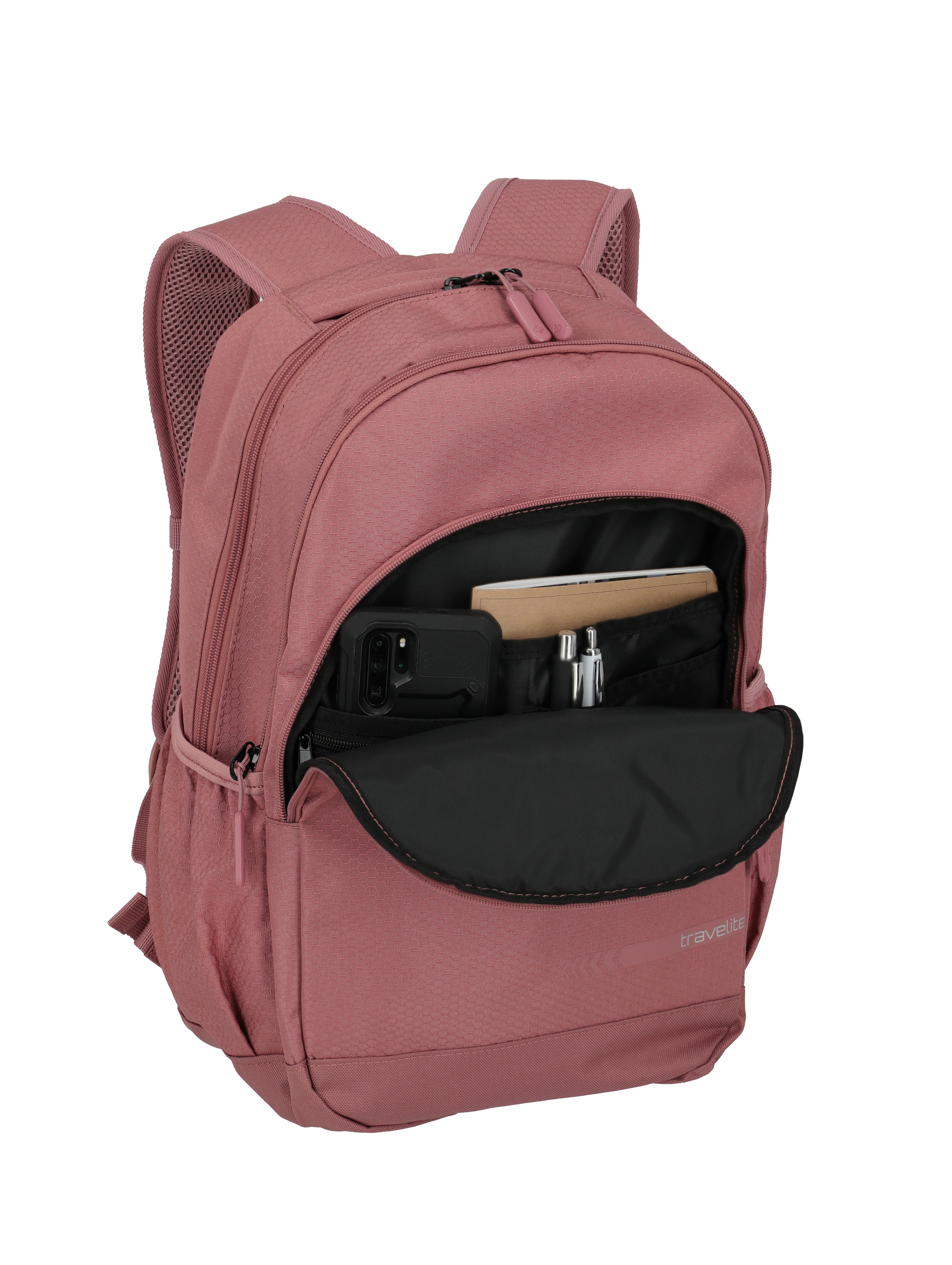 Travelite KICK OFF Rucksack L, Rosé