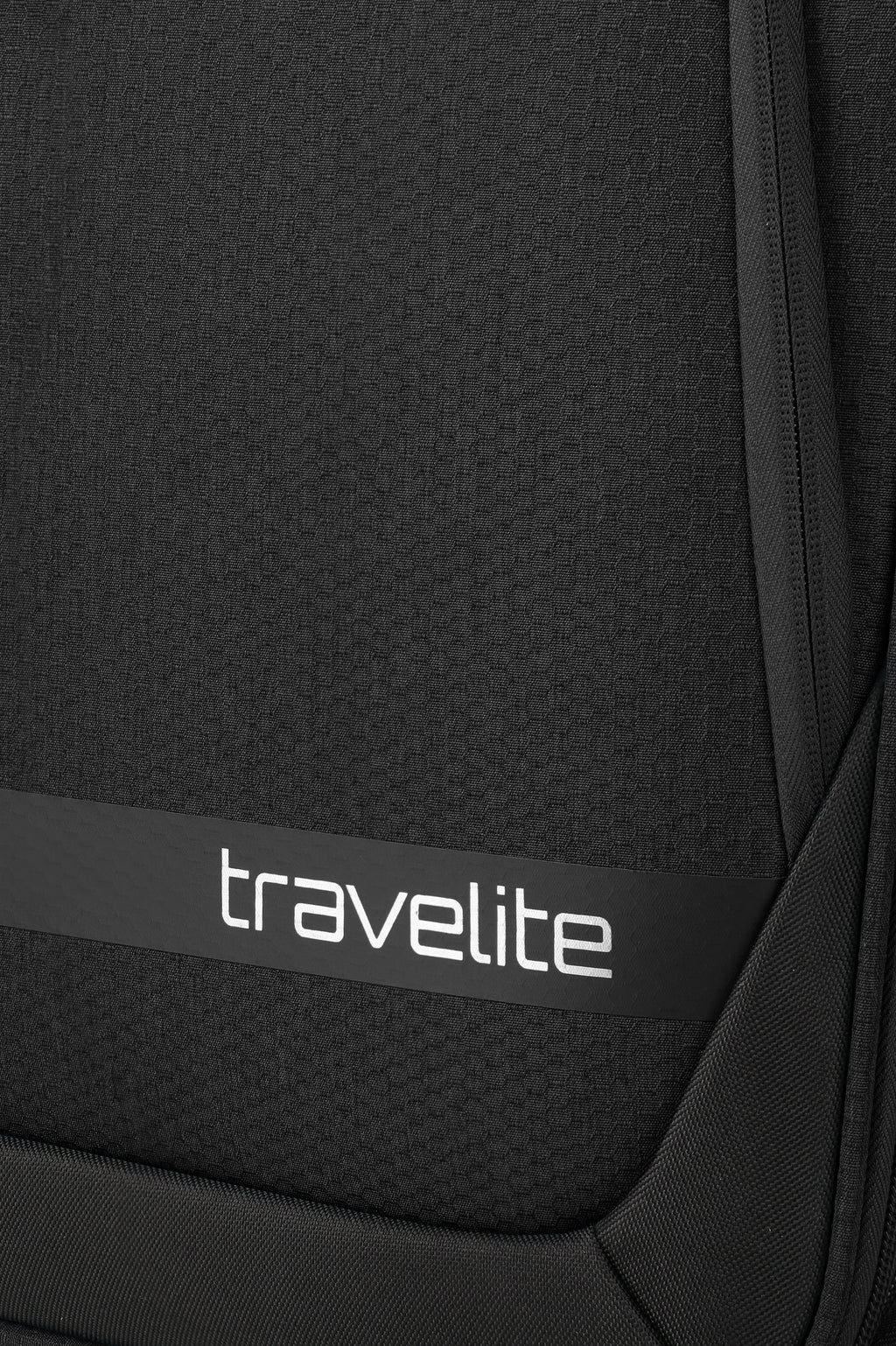 Travelite KICK OFF Trolley S Black Materialdetail