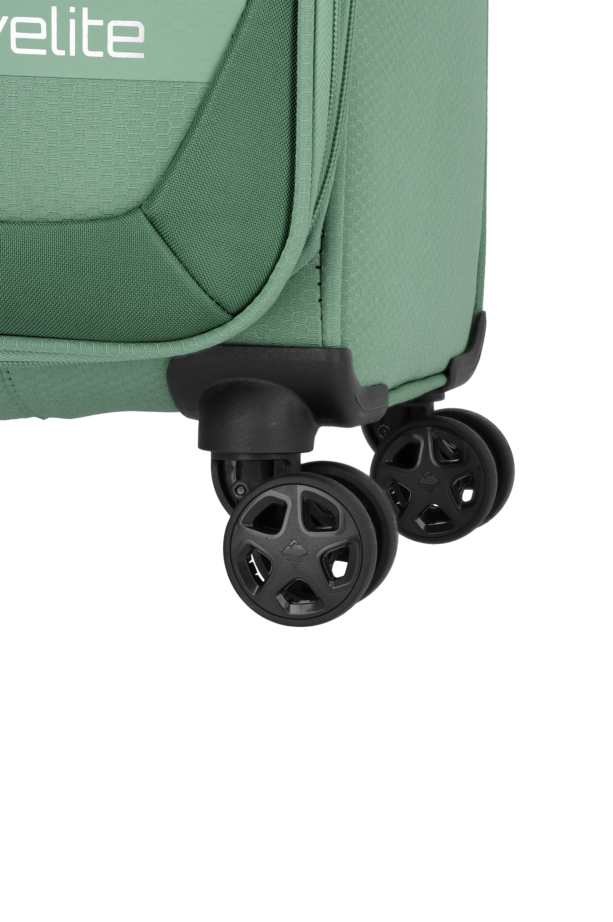 Travelite KICK OFF Trolley S Sage Green Rollen-Detail