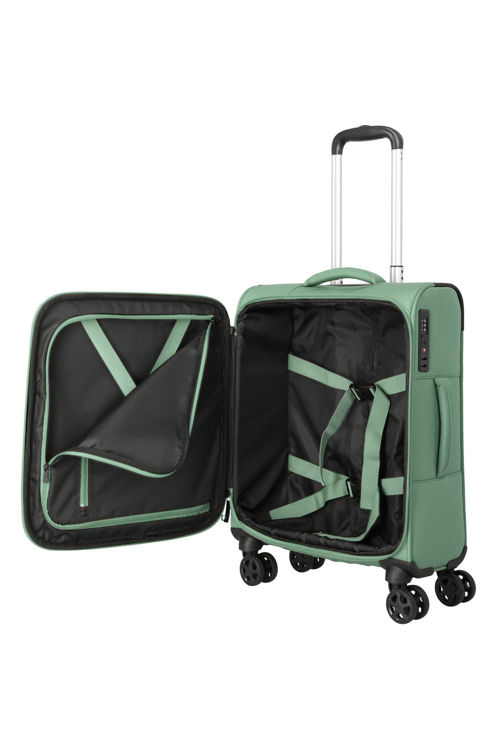 Travelite KICK OFF Trolley S, Sage Green
