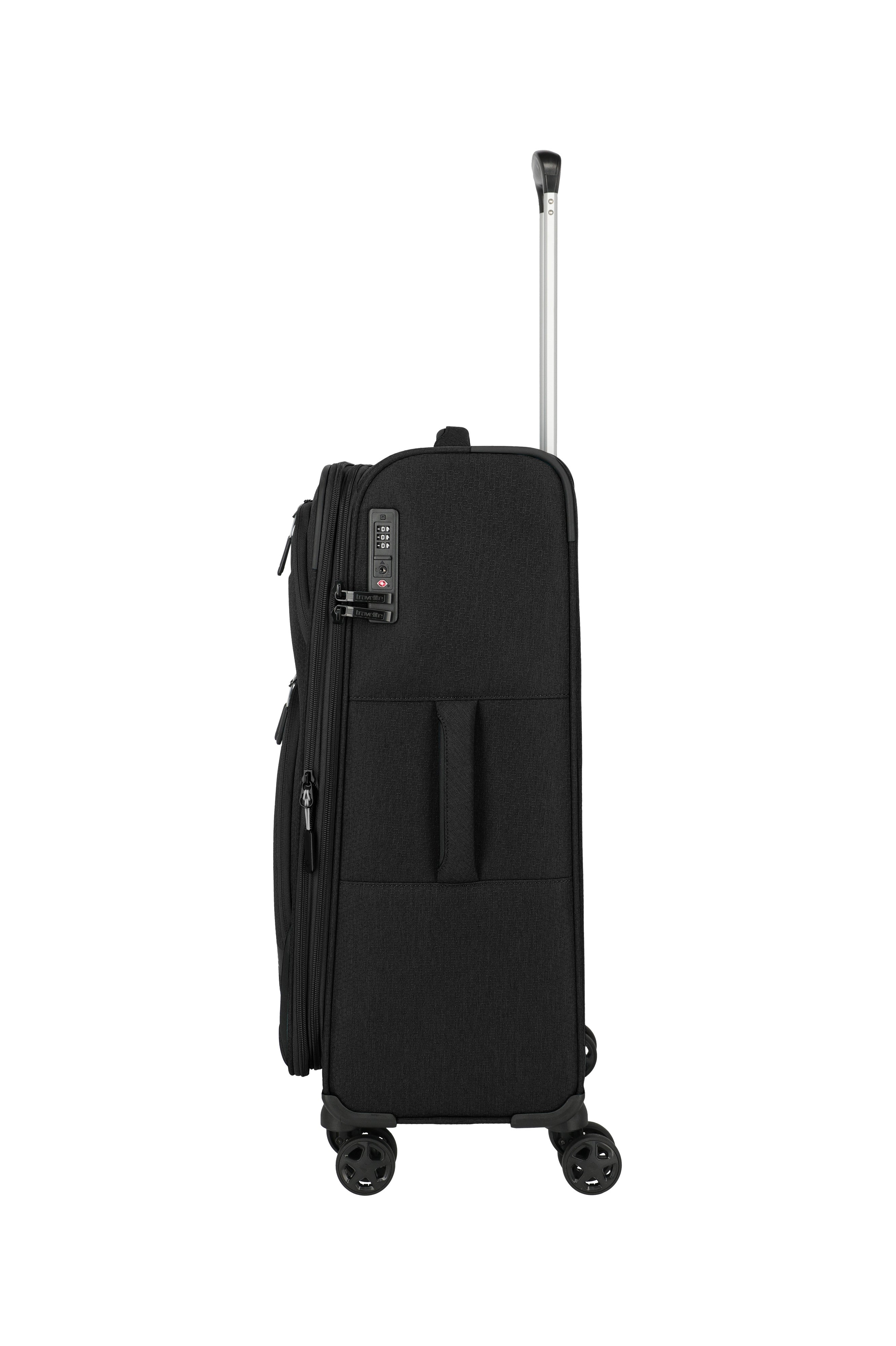 Travelite KICK OFF Trolley M erw., Black