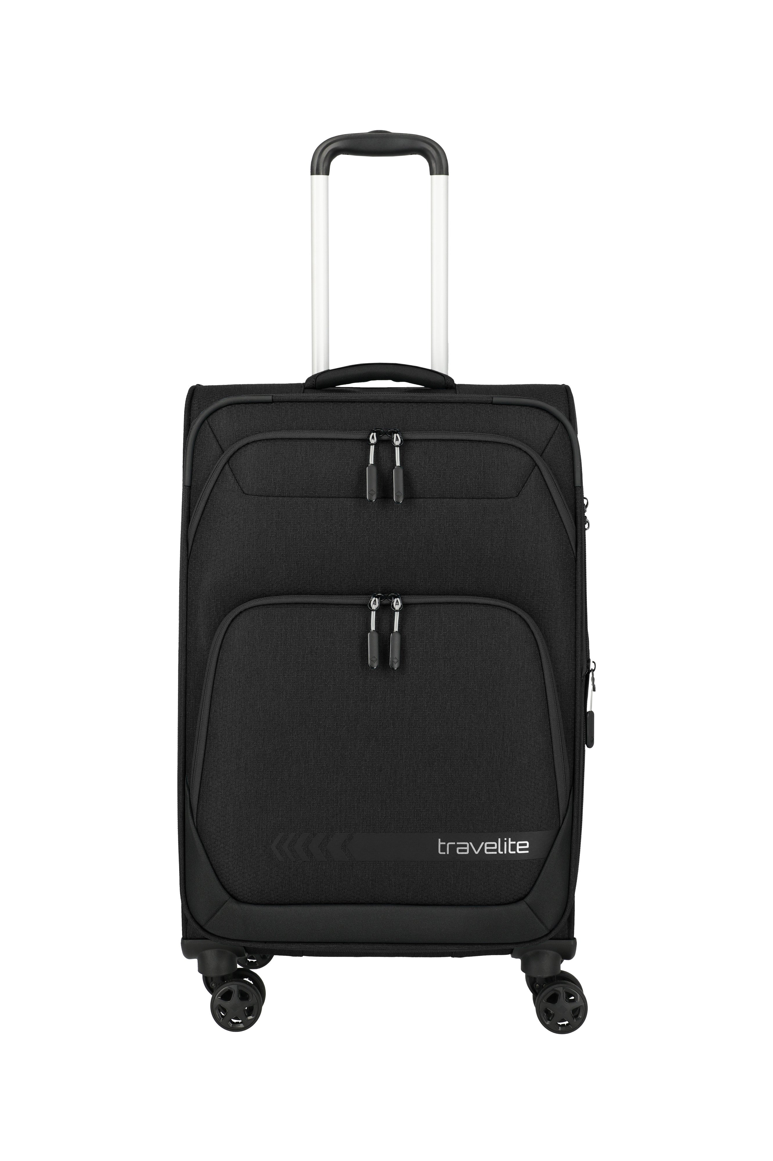 Travelite KICK OFF Trolley M erw., Black