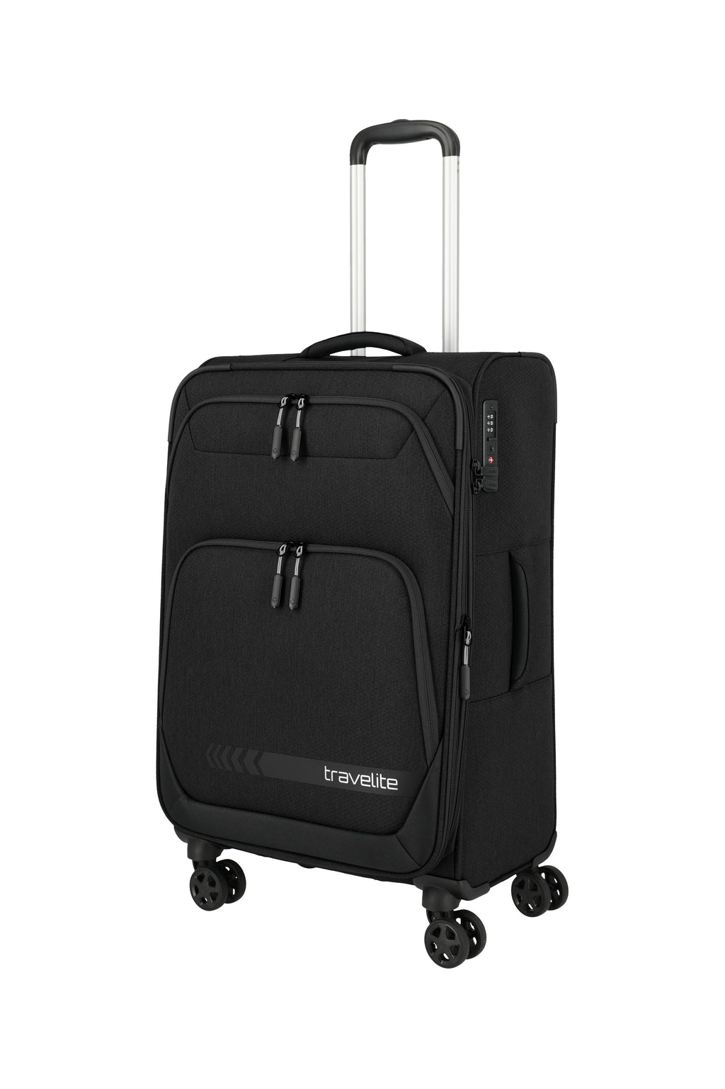 Travelite KICK OFF Trolley M erw., Black