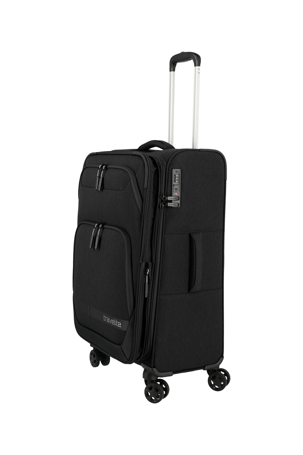 Travelite KICK OFF Trolley M erw., Black