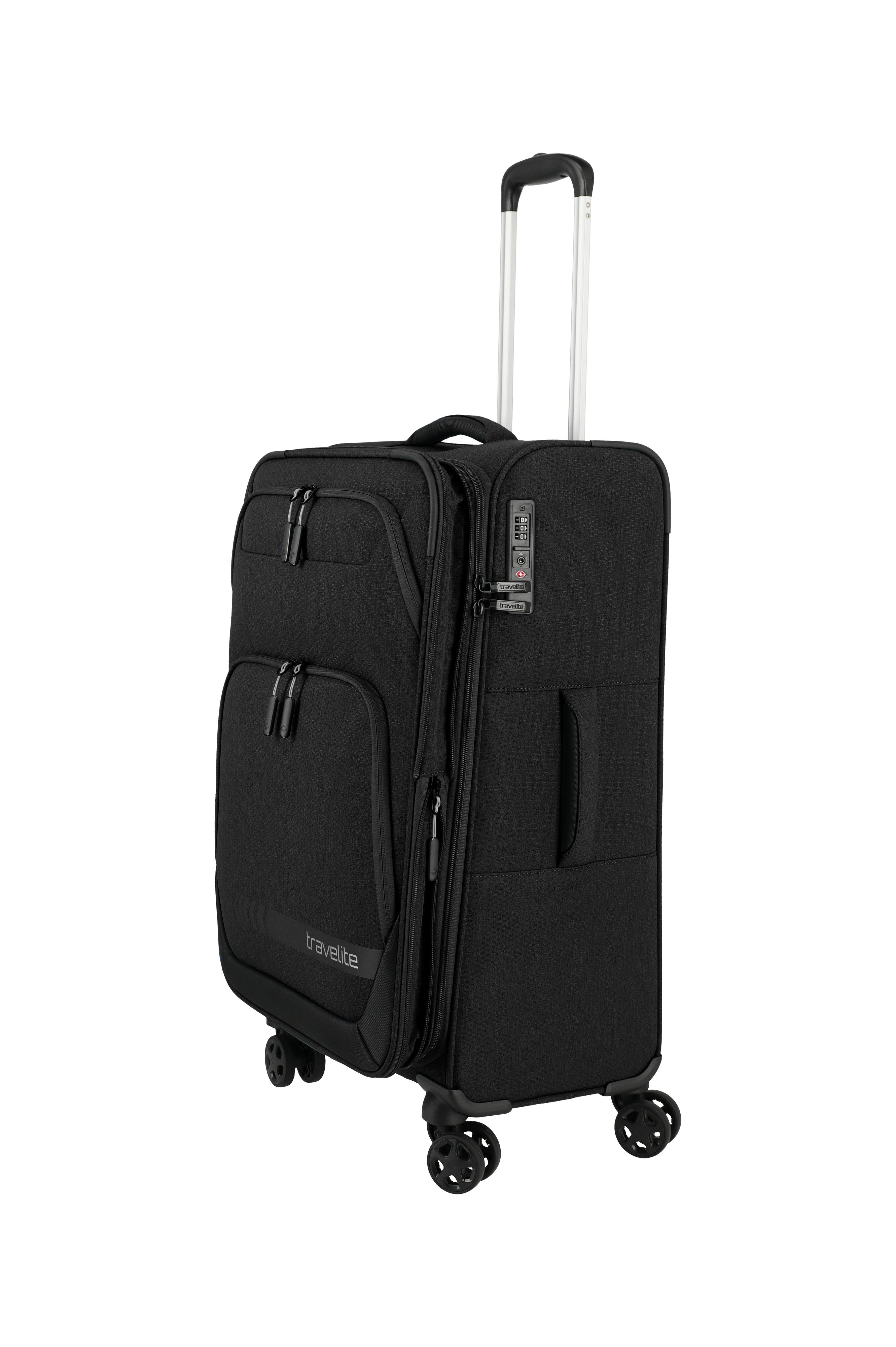 Travelite KICK OFF Trolley M erw., Black