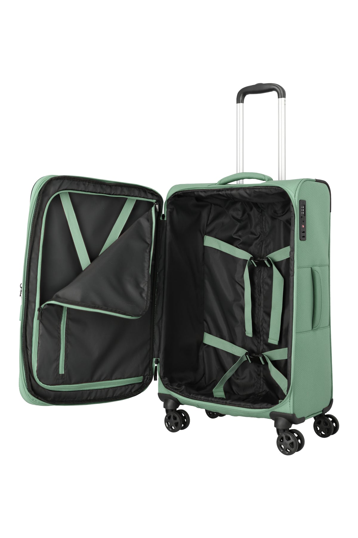 Travelite KICK OFF Trolley M erw., Sage Green