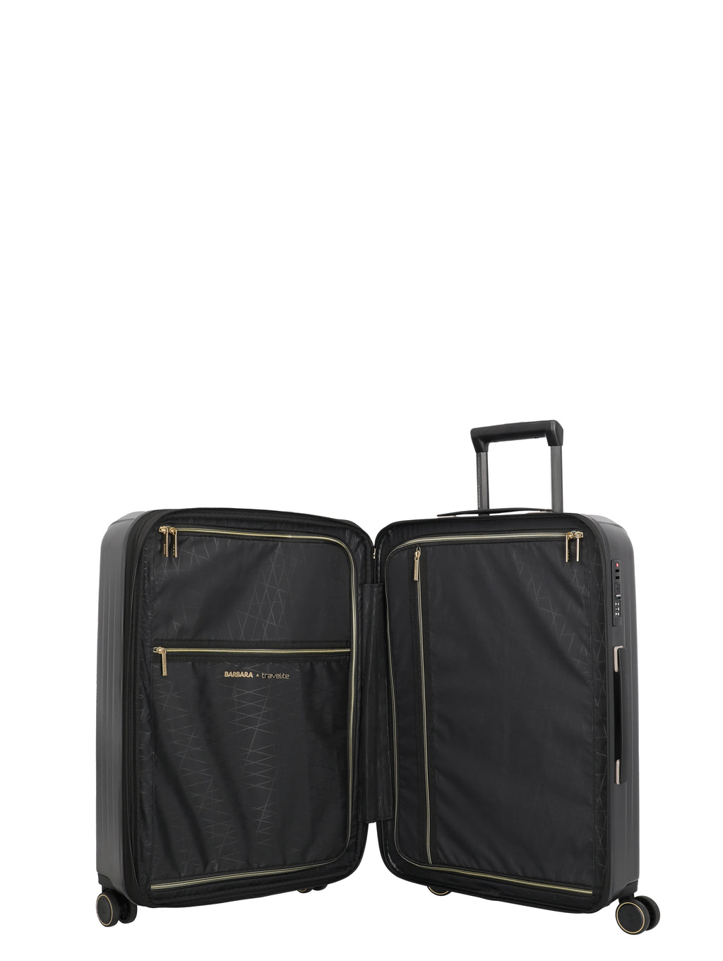 Travelite BARBARA NOVELTY 4w Trolley M erw., BLACK