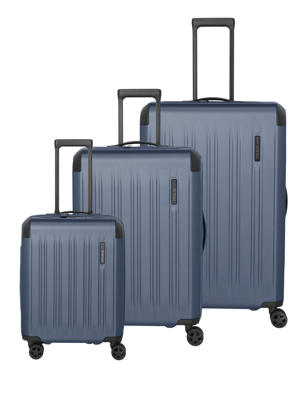 Travelite DYNAMIIC 3-teiliges Koffer-Set L erw. / M erw. / S erw., Denimblue